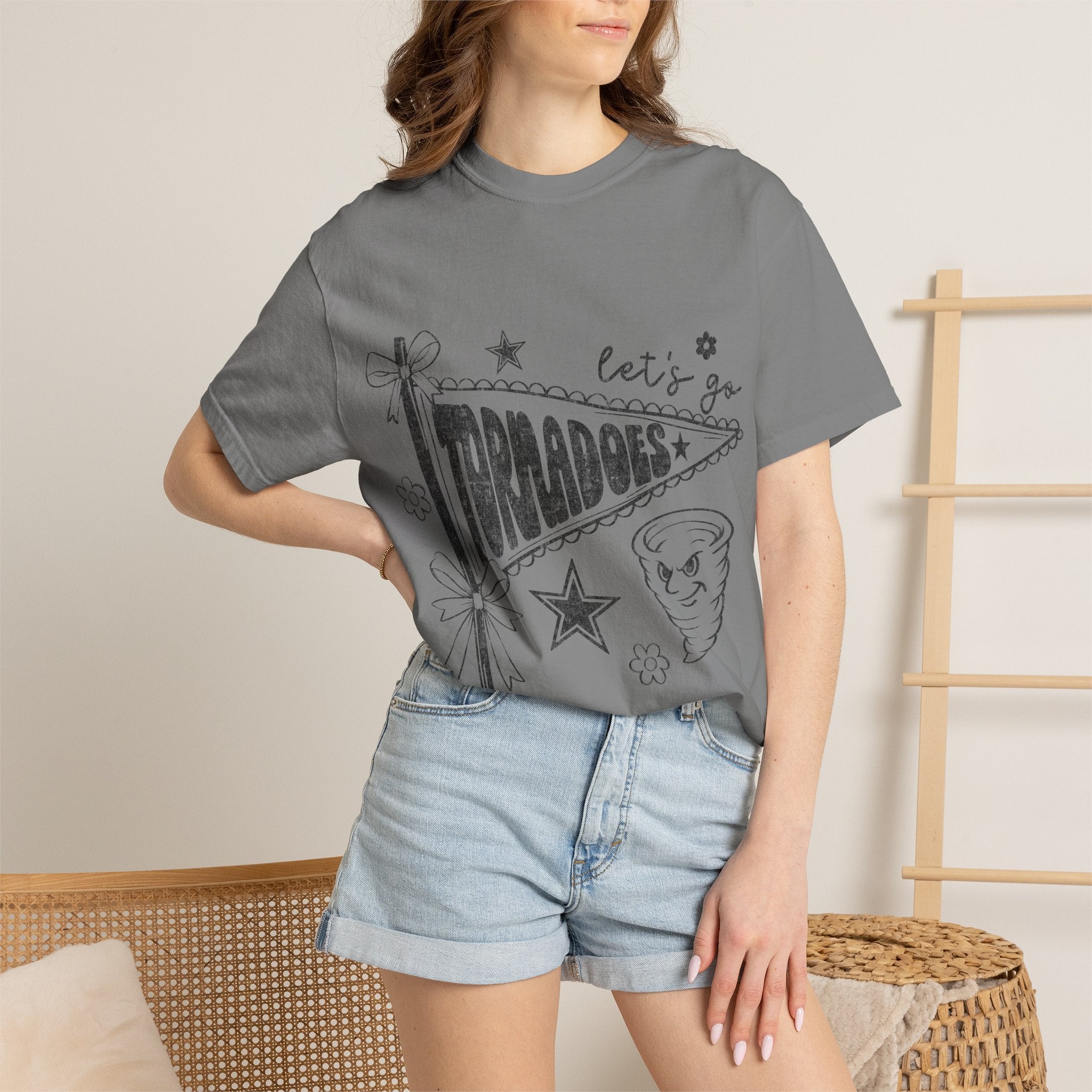 Let's Go Tornadoes Retro Graphic T-Shirt