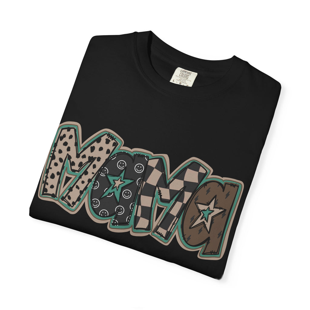 Vegan Retro Graffiti T‑Shirt — Vintage Bandana Pattern Tee