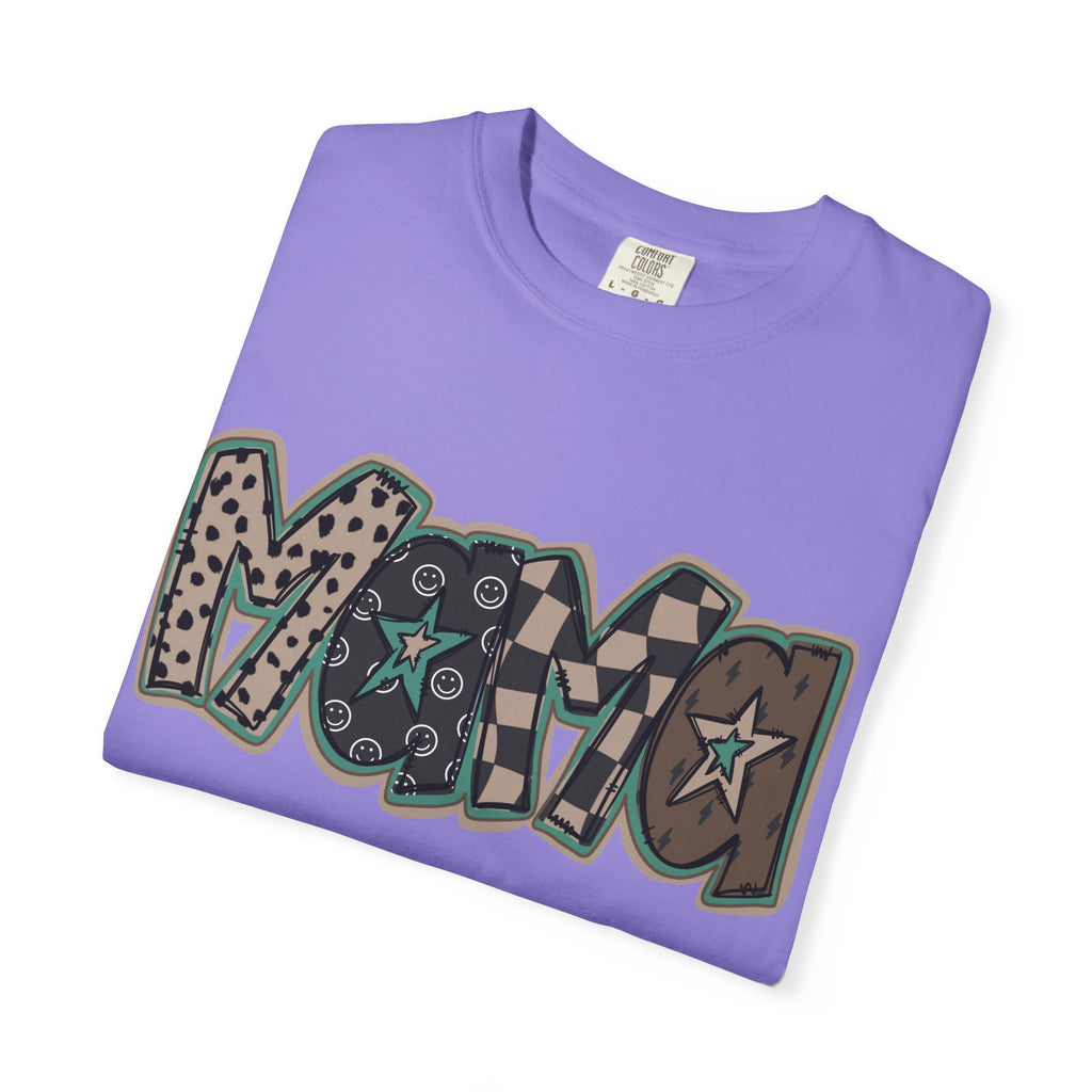 Vegan Retro Graffiti T‑Shirt — Vintage Bandana Pattern Tee