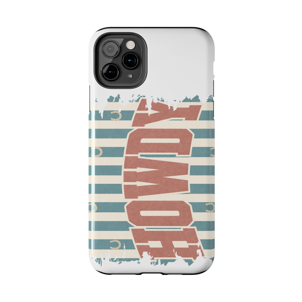 Vintage 'LOVE' Striped Tough Phone Case