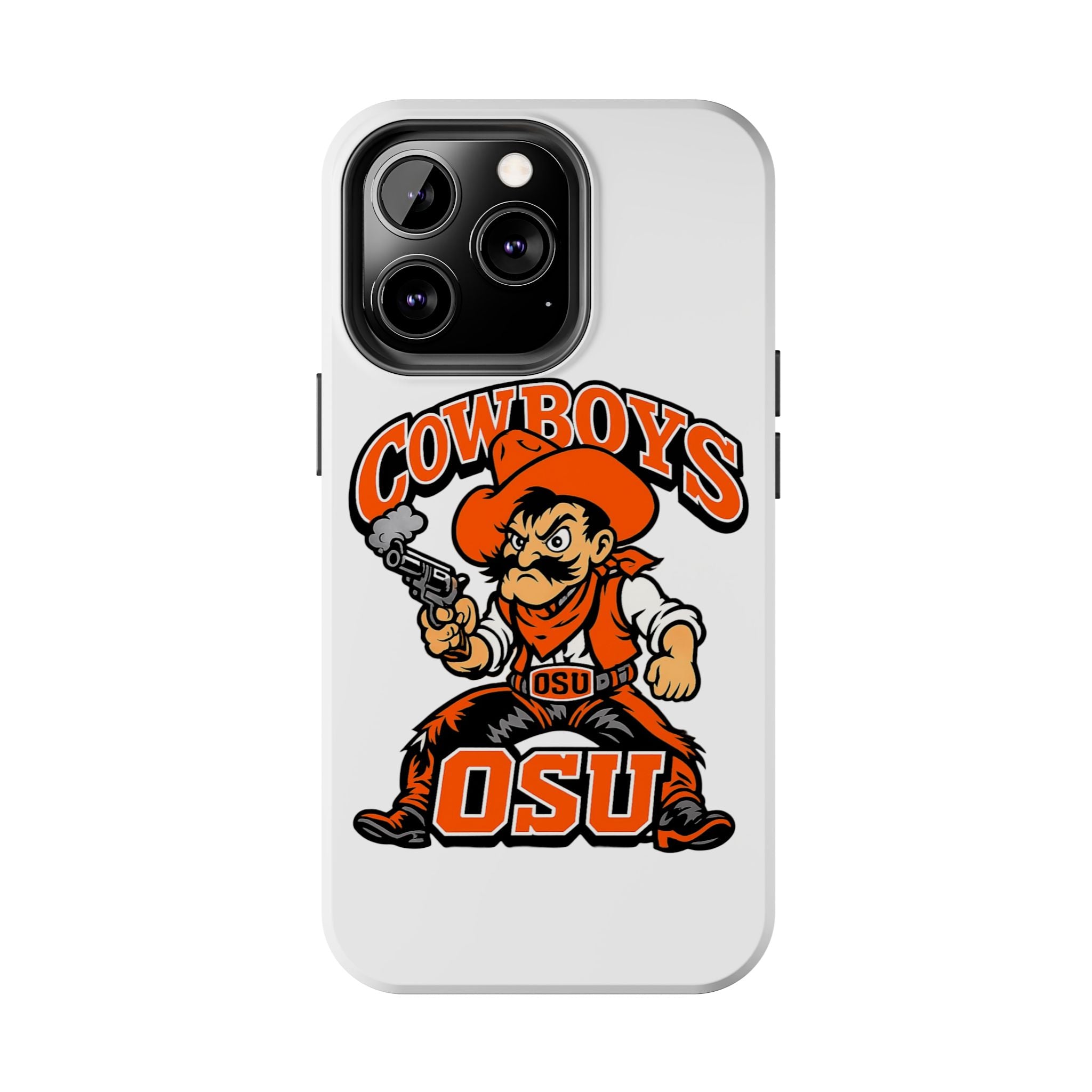OSU Cowboys Tough Phone Case — Retro Mascot Protective Cover