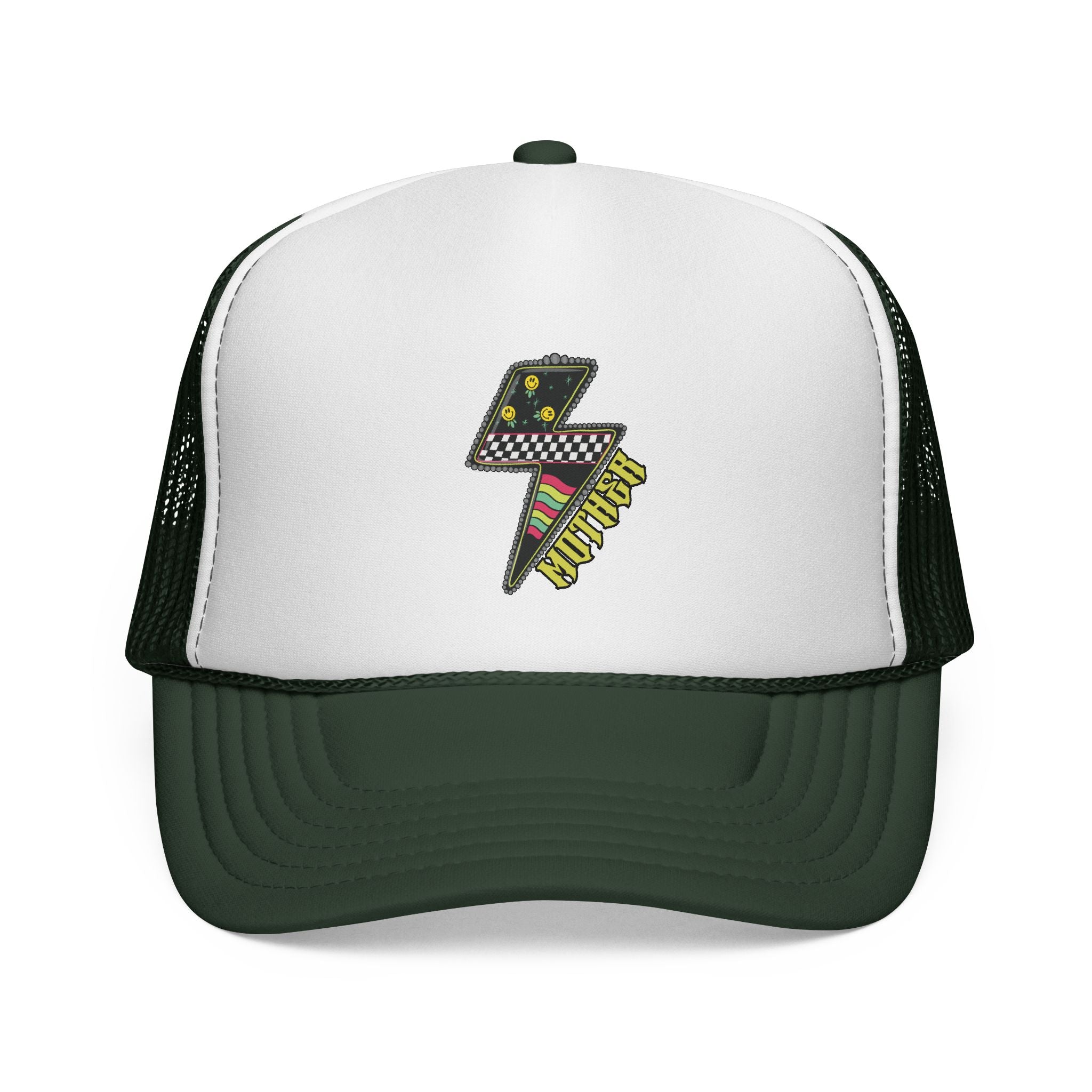 Trucker Cap — Lightning Bolt Patch Design