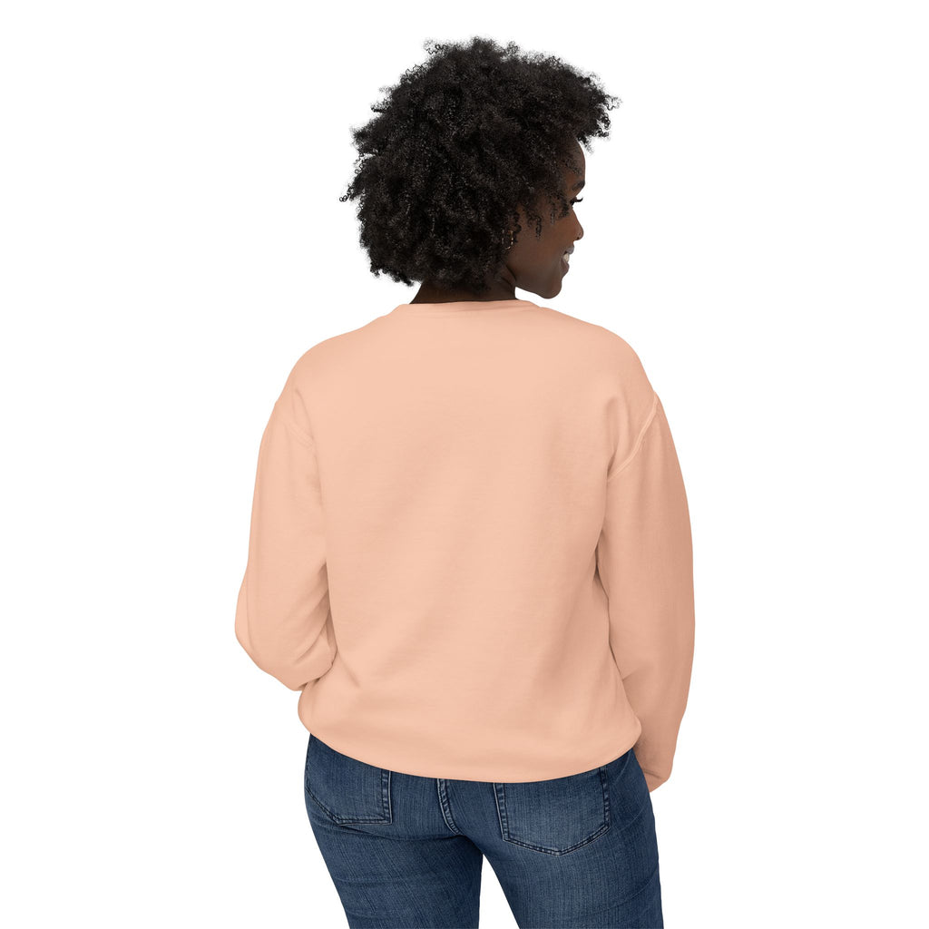 Everything Is Fine Crewneck Sweatshirt — Retro Flames & Checkered Graphic