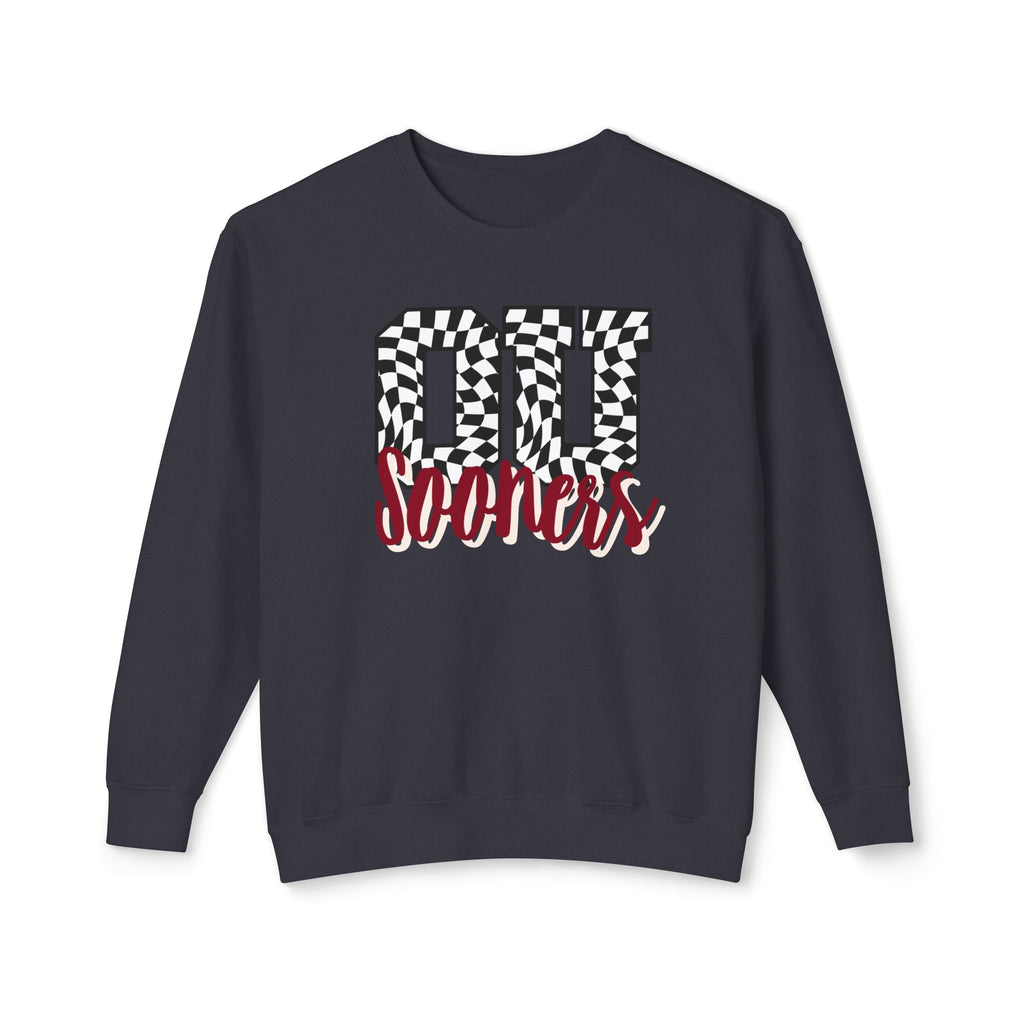 Sooners Checkerboard Crewneck Sweatshirt