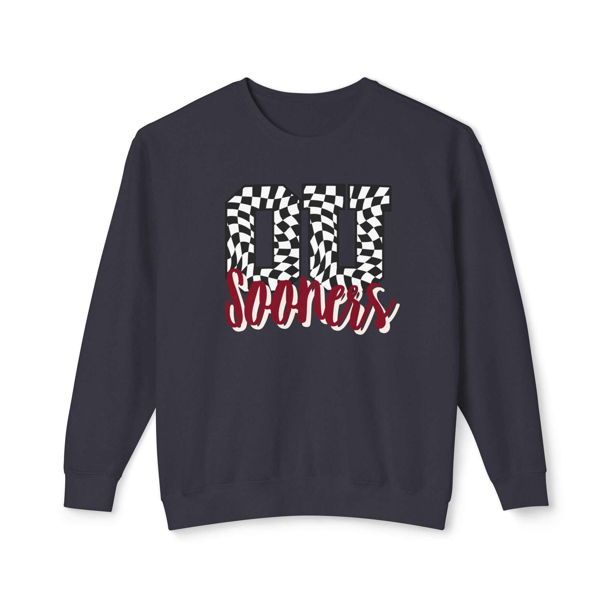 Sooners Checkerboard Crewneck Sweatshirt