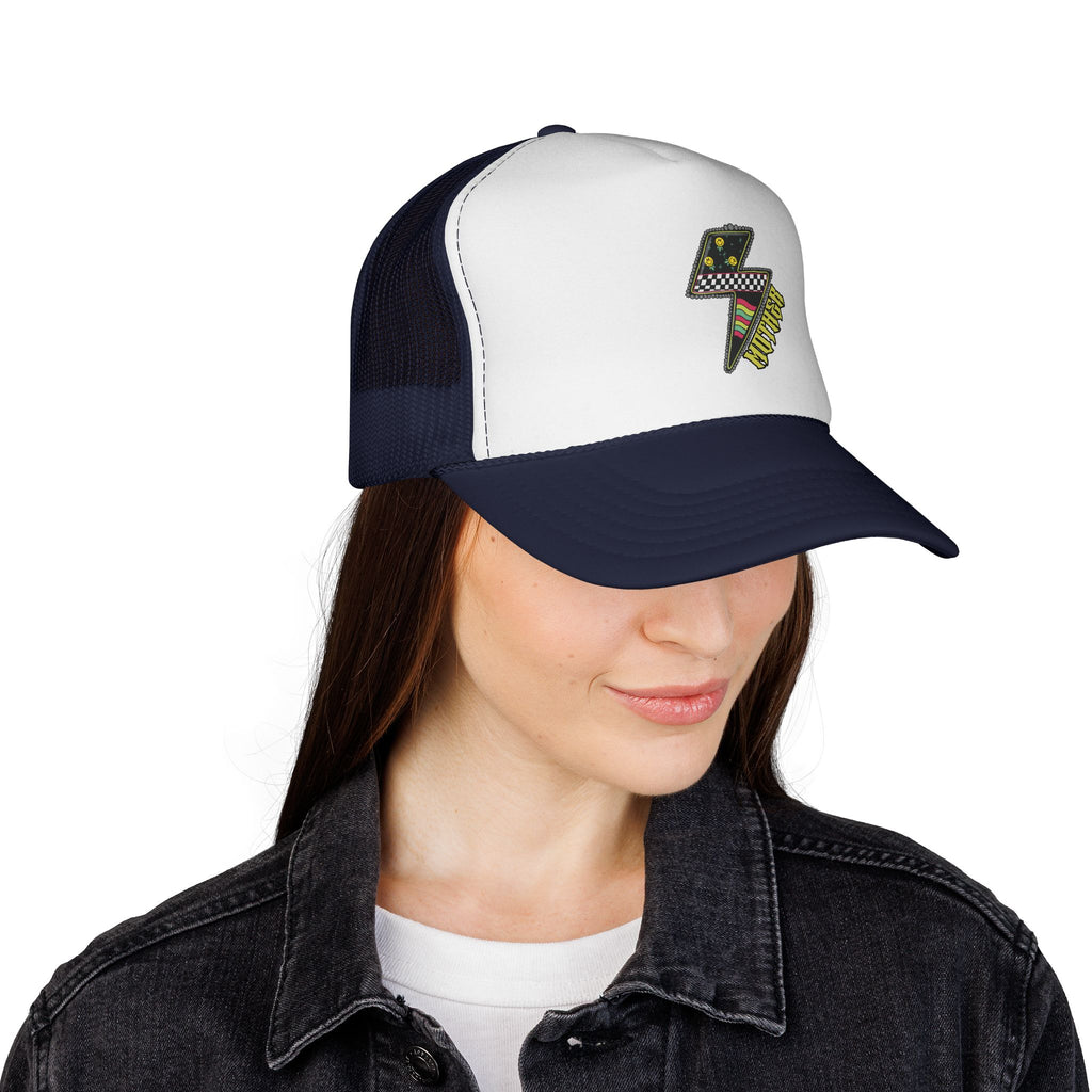 Trucker Cap — Lightning Bolt Patch Design