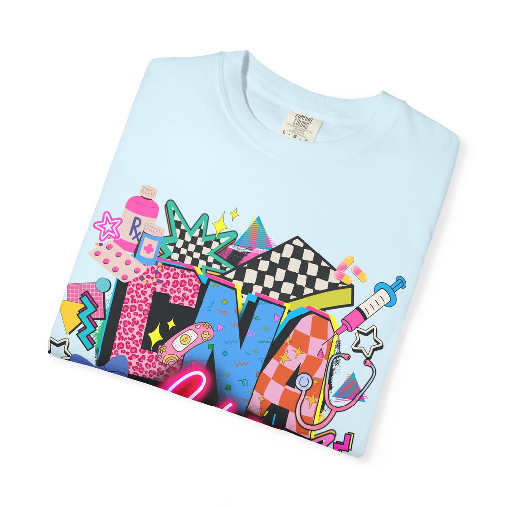 DNF Life Graphic T-Shirt — Retro Neon Skate Streetwear
