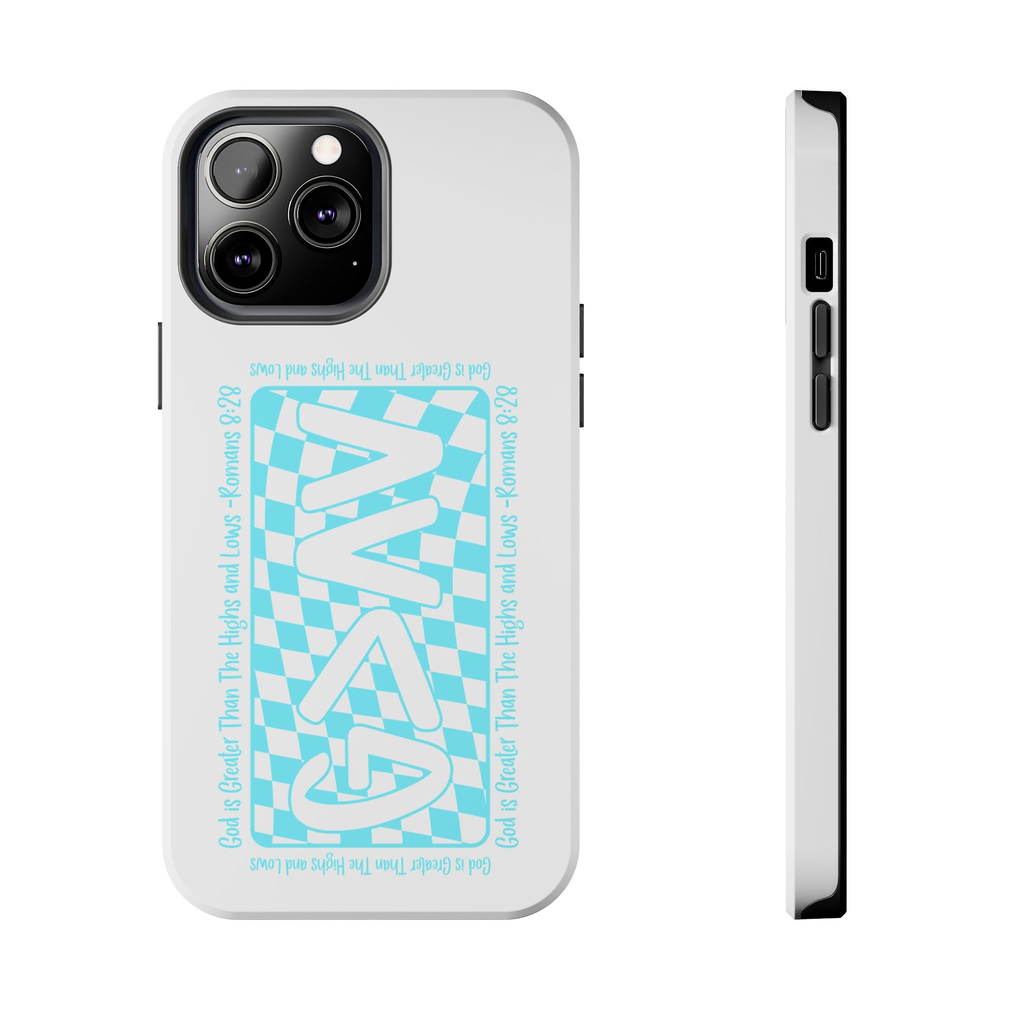 GAY Checkerboard Tough Phone Case — Pride Protective Phone Cover
