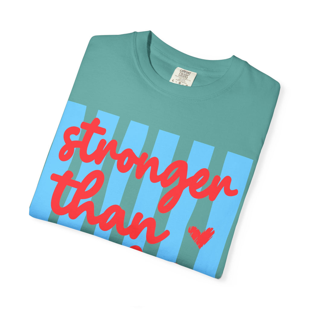 Stronger Than the Storm T-Shirt — Inspirational Heart Graphic Tee