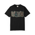 Vegan Retro Graffiti T‑Shirt — Vintage Bandana Pattern Tee