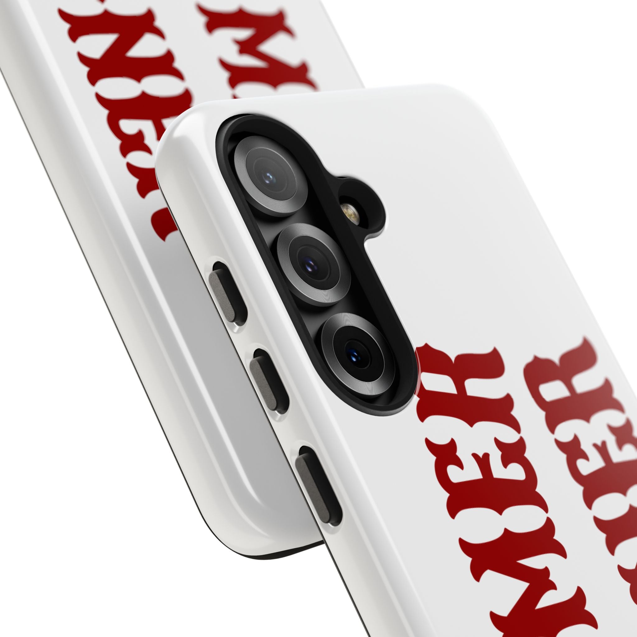 Boomer Sooner Tough Phone Case — Oklahoma Crimson Retro Text Protective Cover