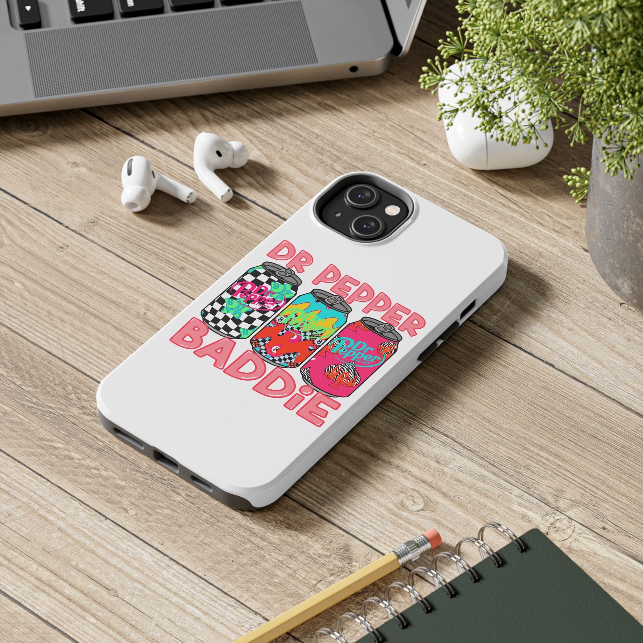Dr Pepper Baddie Tough Phone Case — Retro Pop Soda Can Design