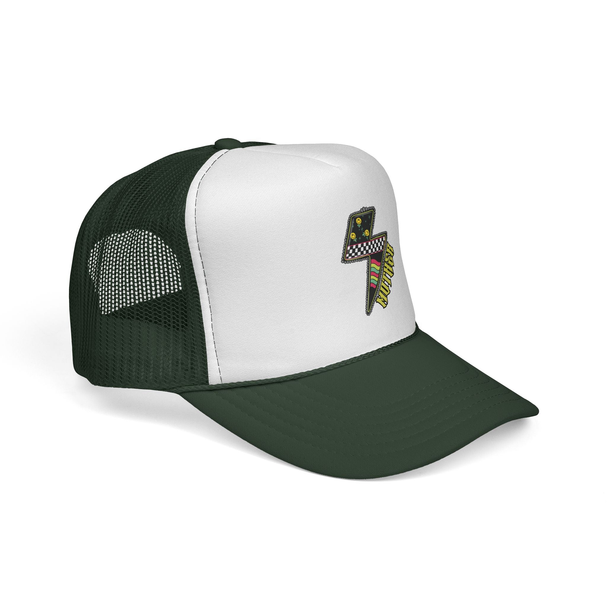Trucker Cap — Lightning Bolt Patch Design