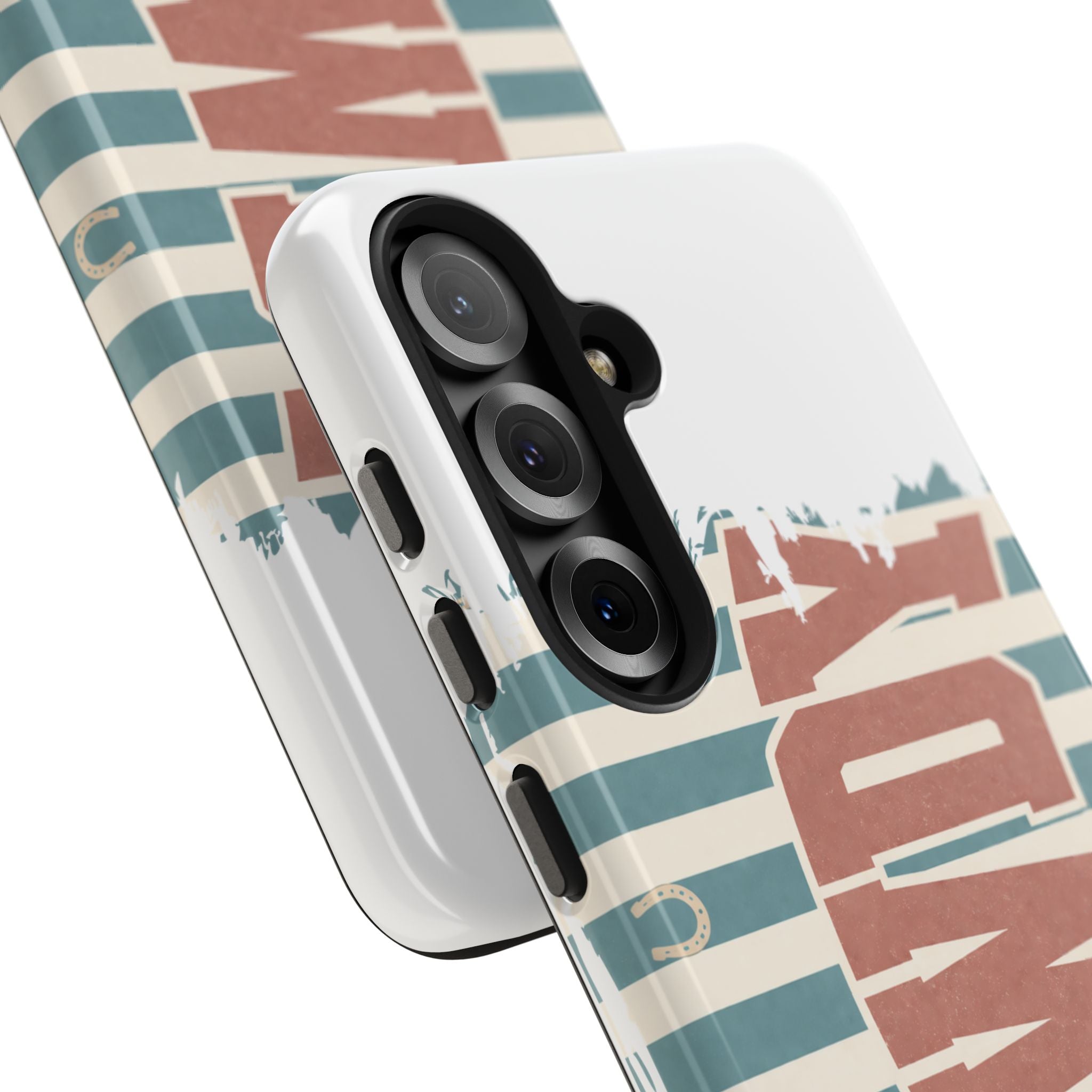 Vintage 'LOVE' Striped Tough Phone Case