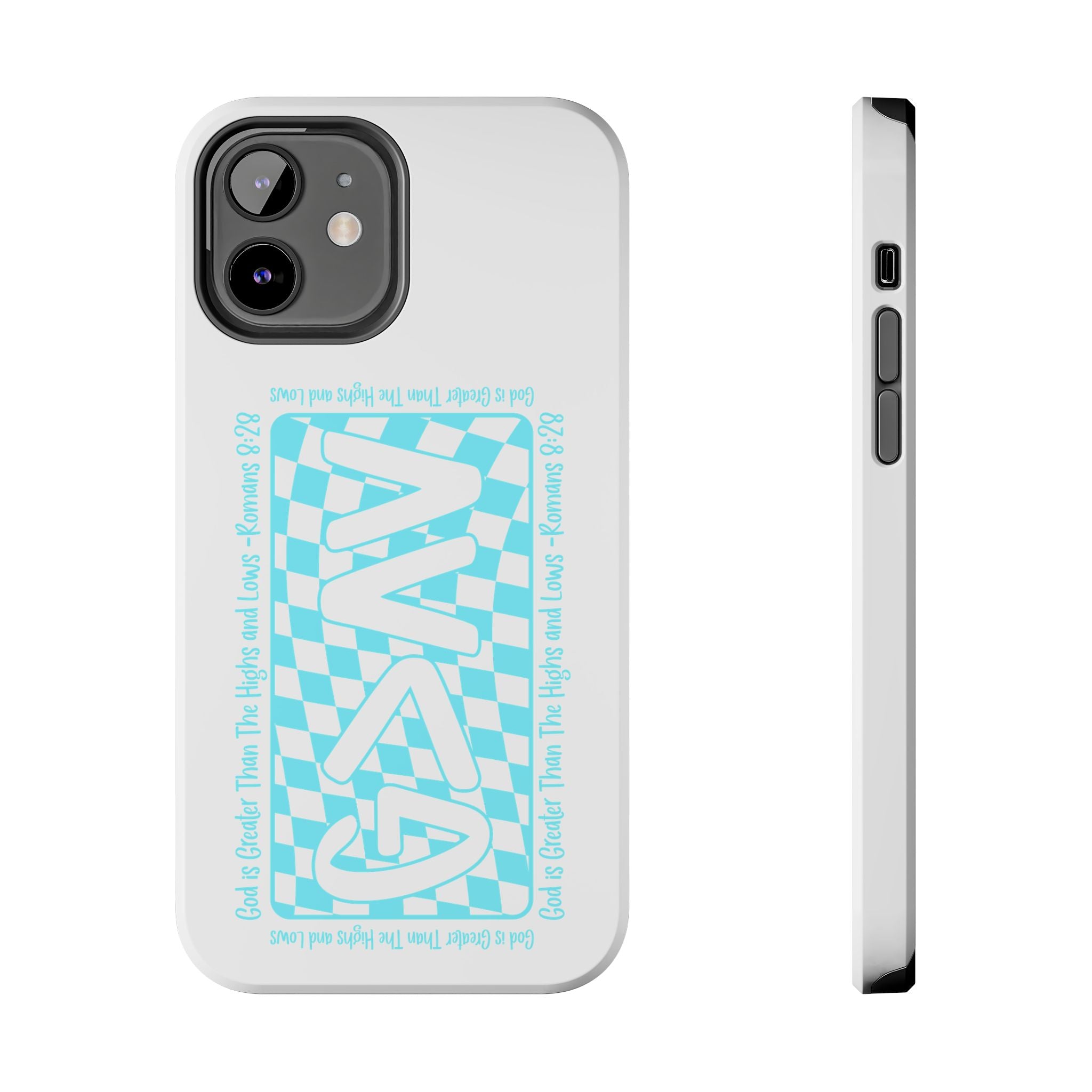 GAY Checkerboard Tough Phone Case — Pride Protective Phone Cover