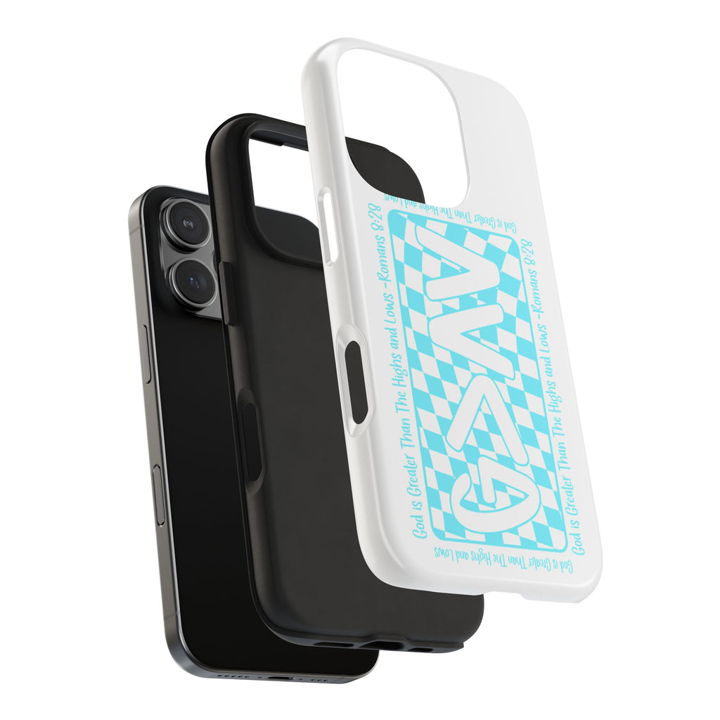 GAY Checkerboard Tough Phone Case — Pride Protective Phone Cover