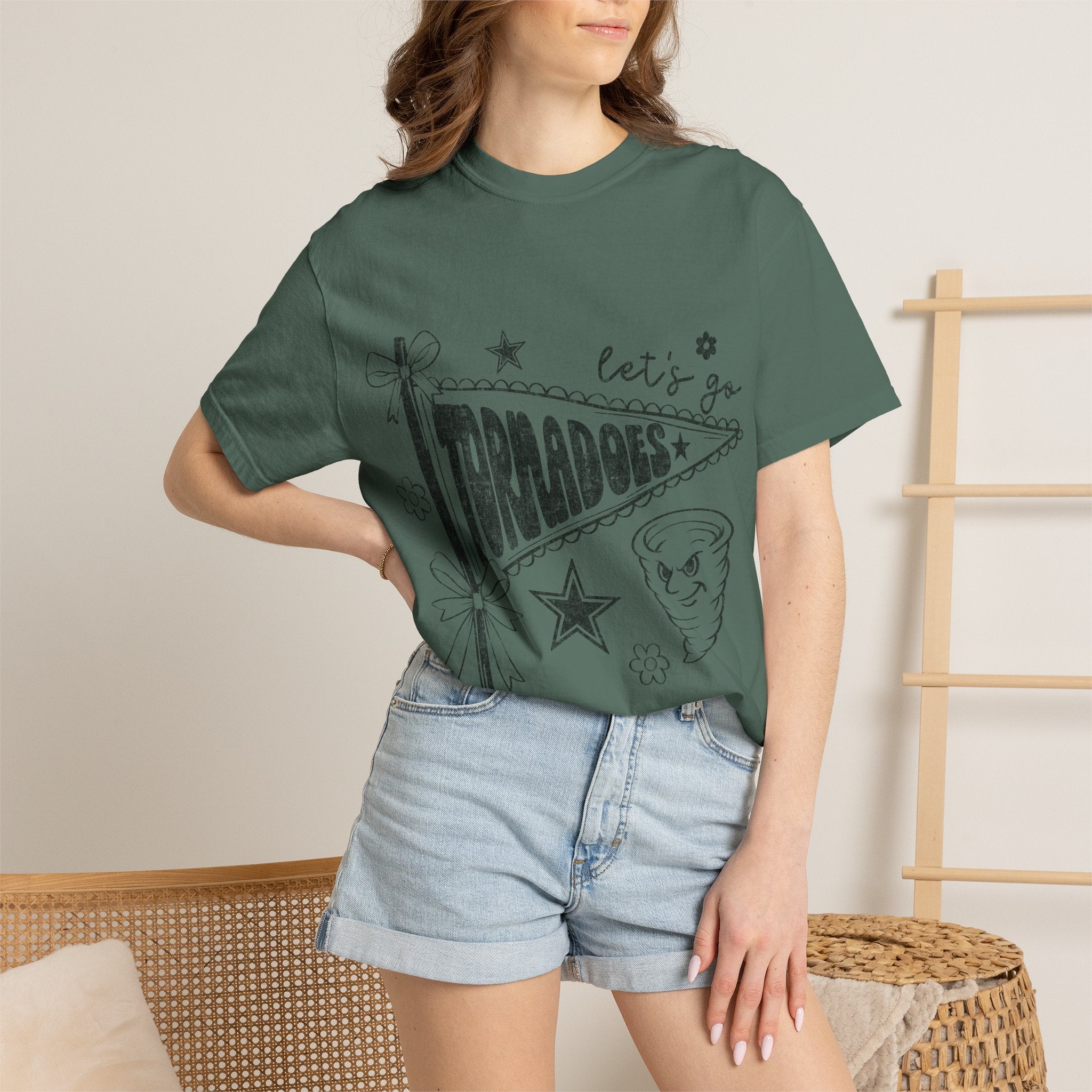 Let's Go Tornadoes Retro Graphic T-Shirt