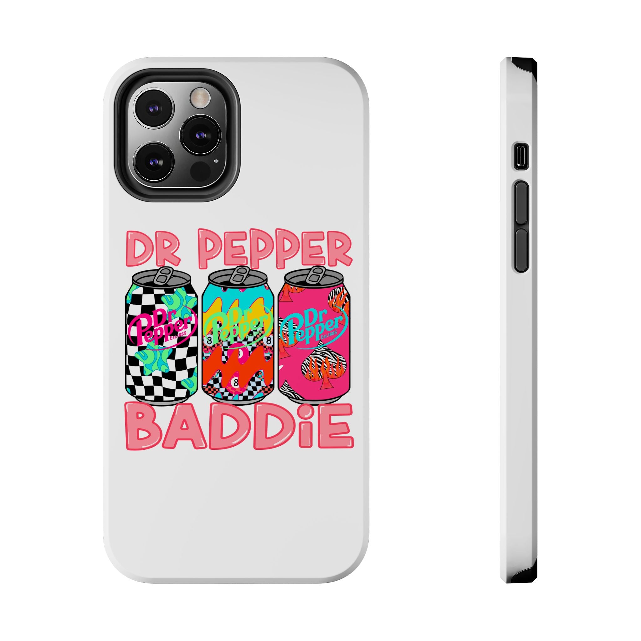 Dr Pepper Baddie Tough Phone Case — Retro Pop Soda Can Design