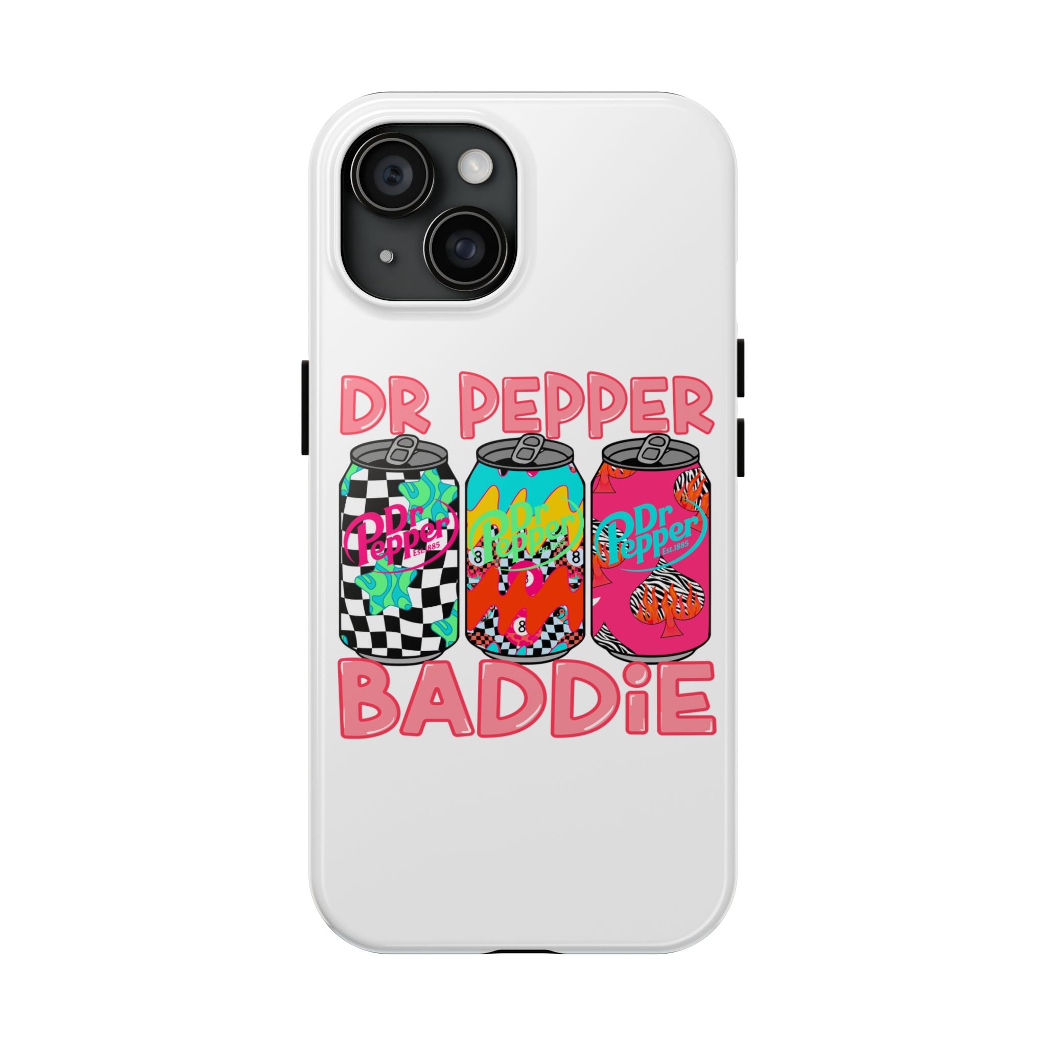 Dr Pepper Baddie Tough Phone Case — Retro Pop Soda Can Design