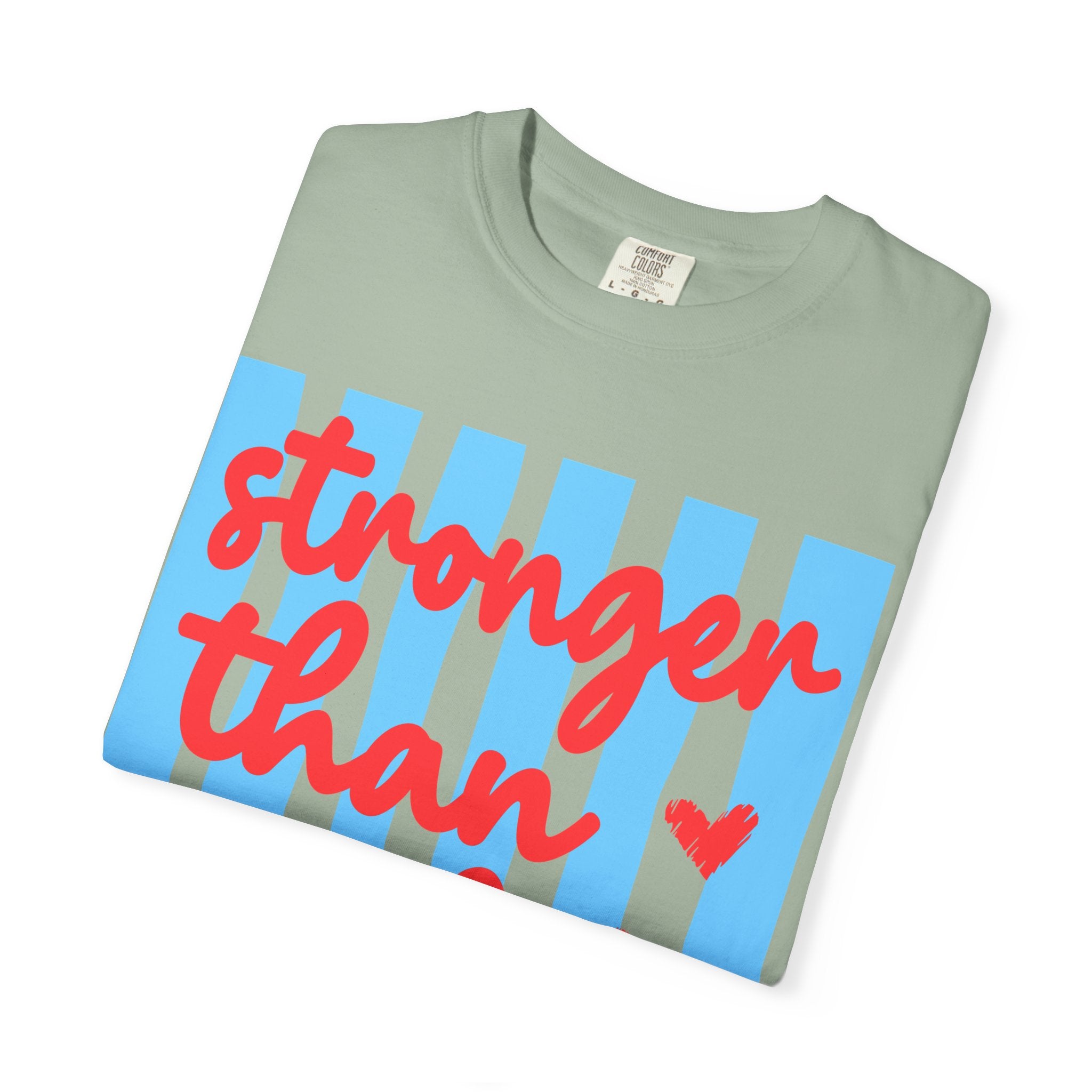 Stronger Than the Storm T-Shirt — Inspirational Heart Graphic Tee