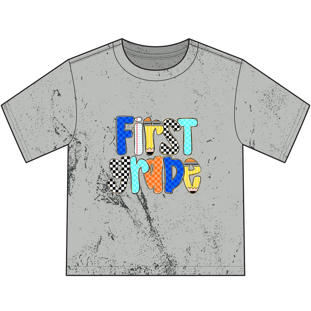 First Ride Youth T-Shirt — Colorful Skateboard Graphic Tee
