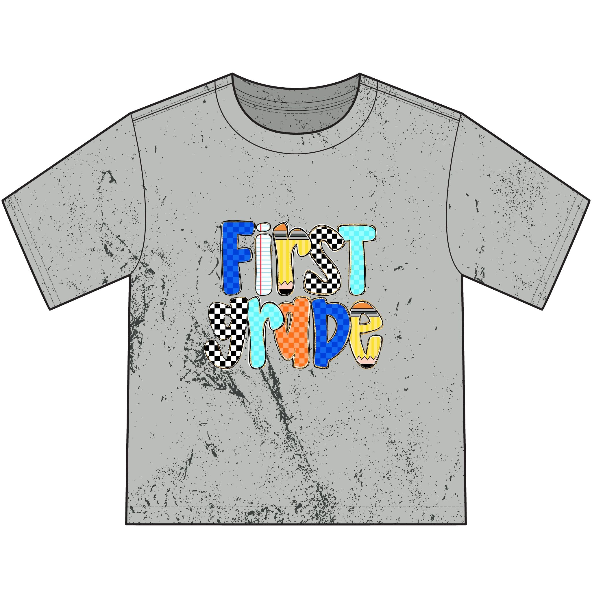 First Ride Youth T-Shirt — Colorful Skateboard Graphic Tee