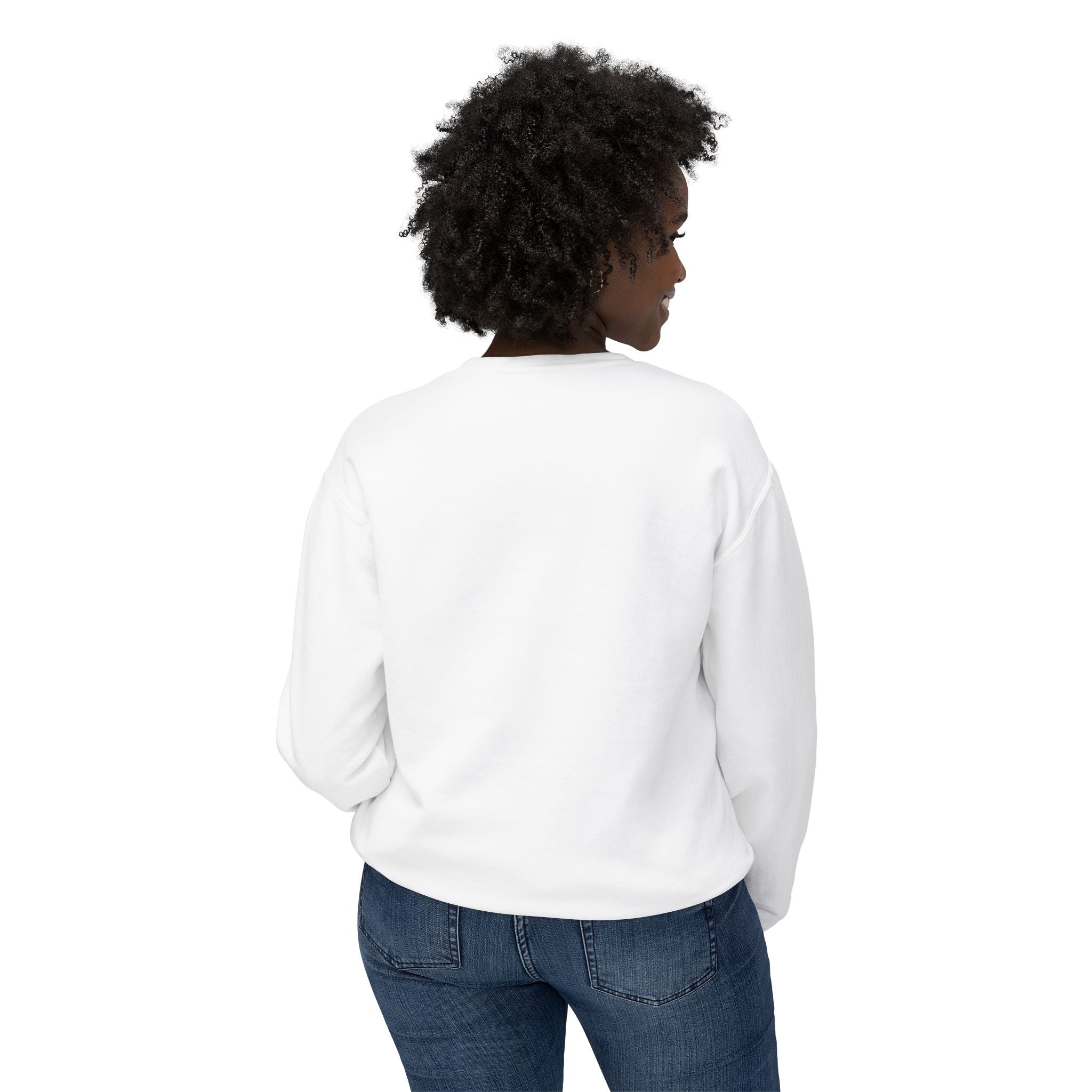 Everything Is Fine Crewneck Sweatshirt — Retro Flames & Checkered Graphic