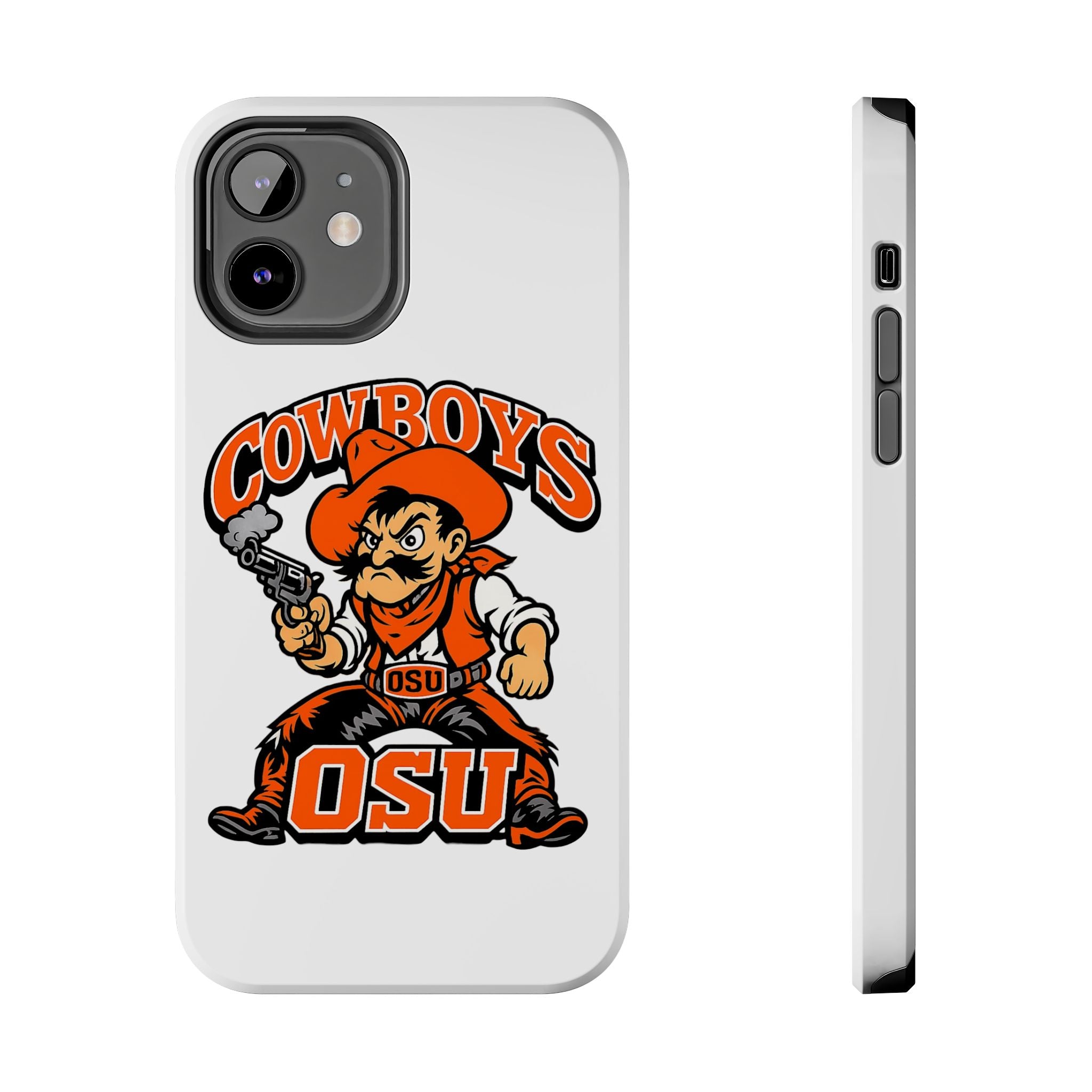 OSU Cowboys Tough Phone Case — Retro Mascot Protective Cover