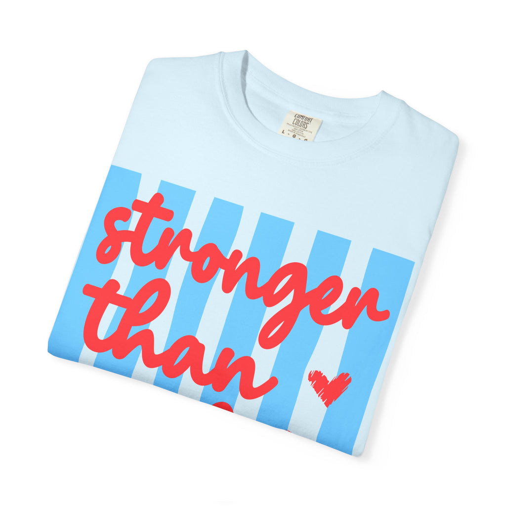 Stronger Than the Storm T-Shirt — Inspirational Heart Graphic Tee