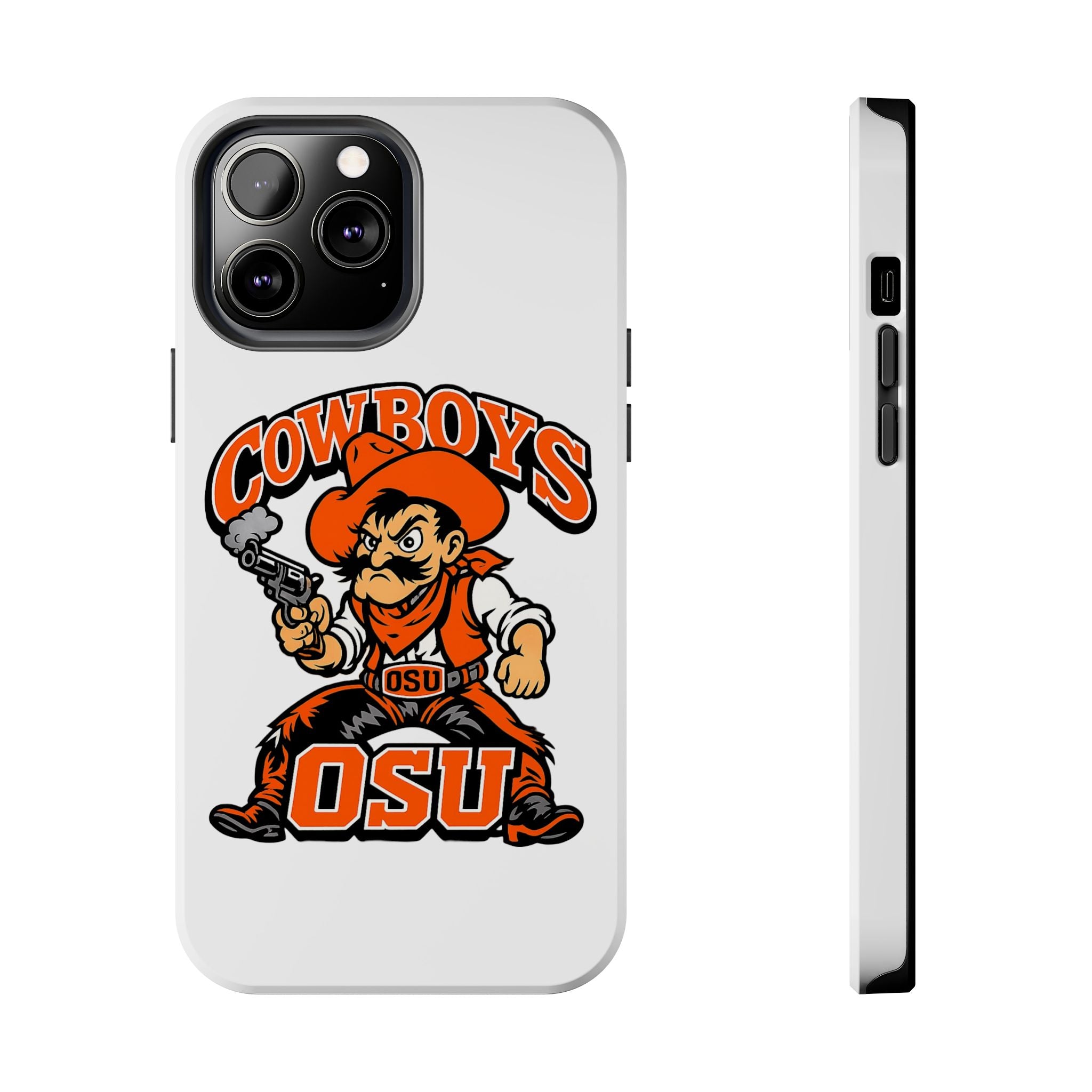 OSU Cowboys Tough Phone Case — Retro Mascot Protective Cover