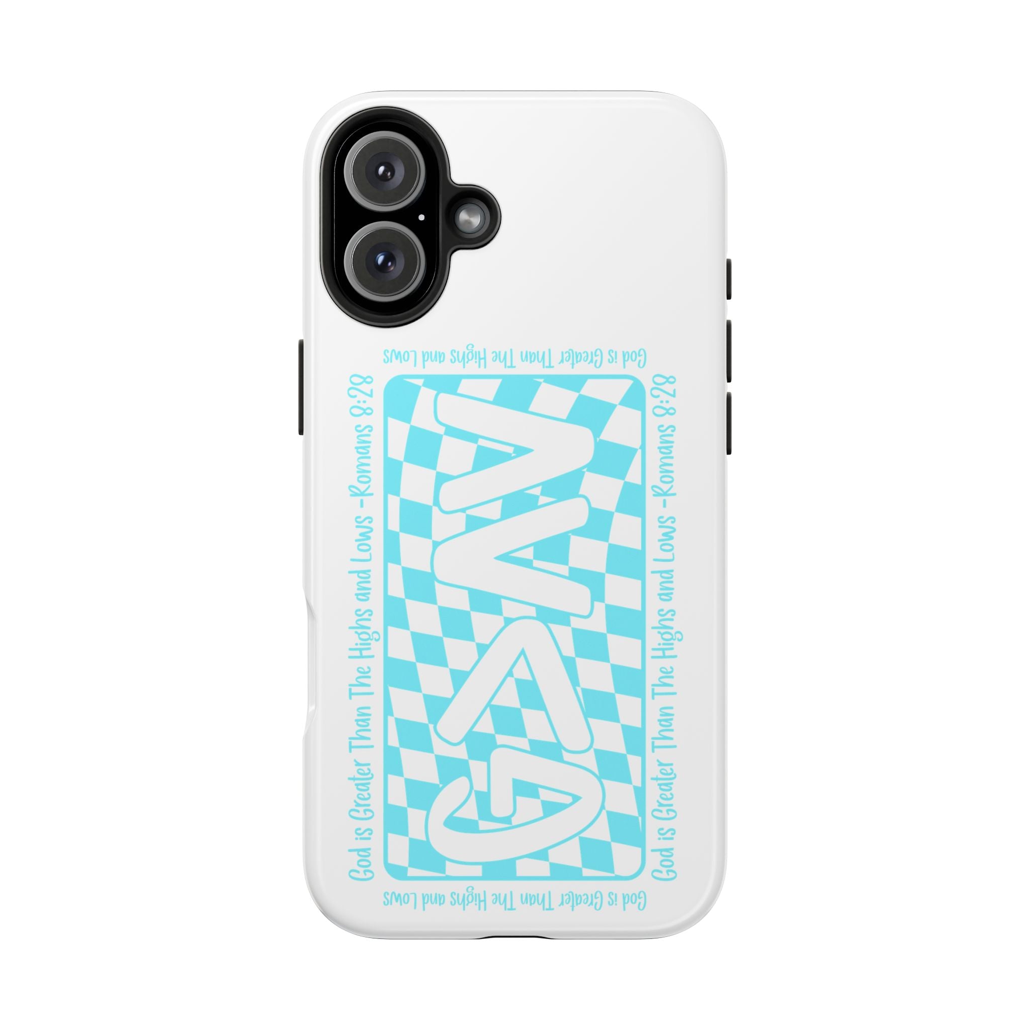 GAY Checkerboard Tough Phone Case — Pride Protective Phone Cover