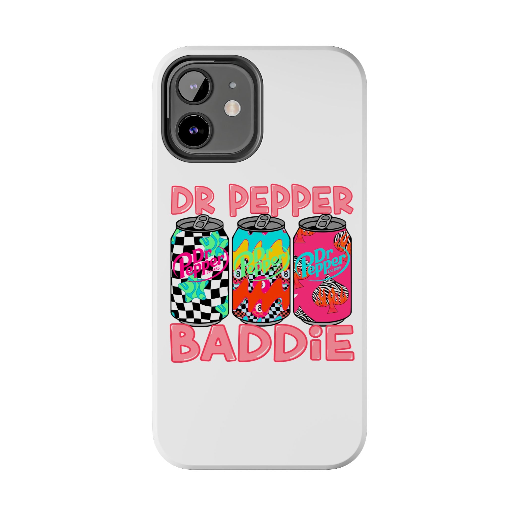 Dr Pepper Baddie Tough Phone Case — Retro Pop Soda Can Design