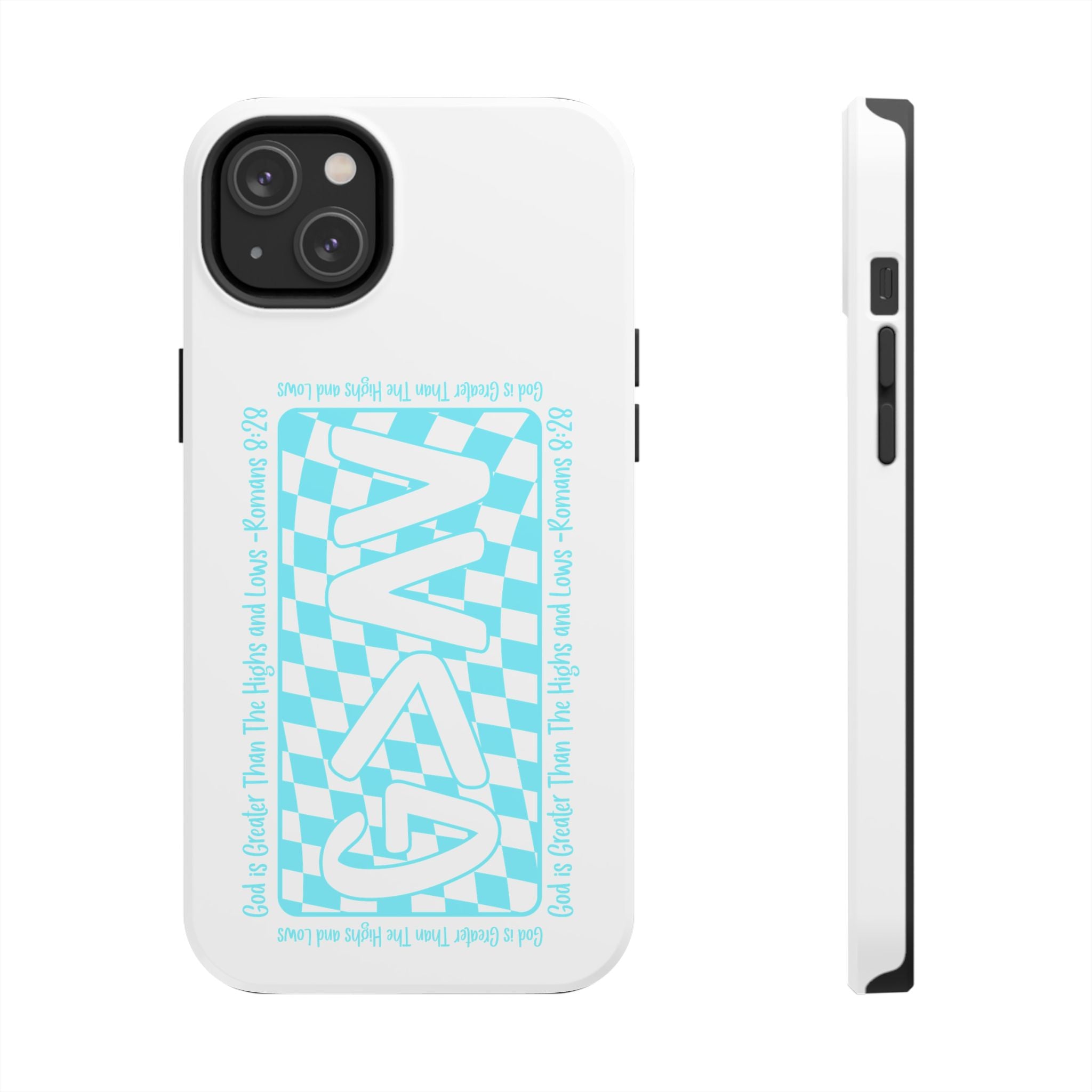 GAY Checkerboard Tough Phone Case — Pride Protective Phone Cover