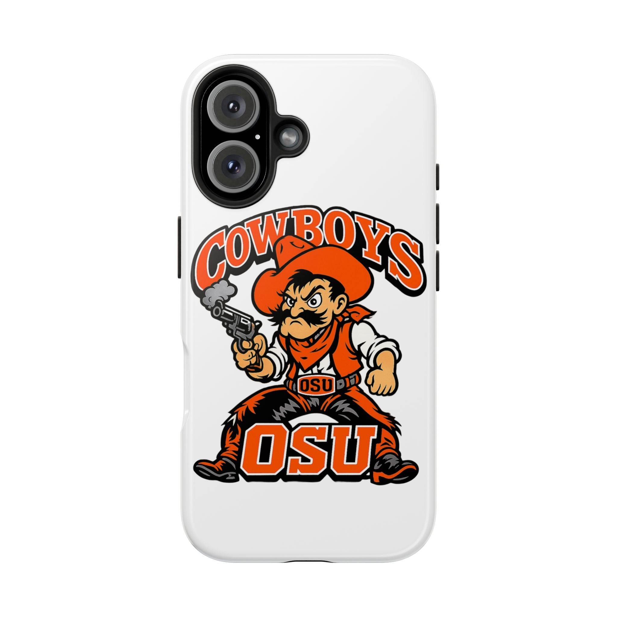 OSU Cowboys Tough Phone Case — Retro Mascot Protective Cover