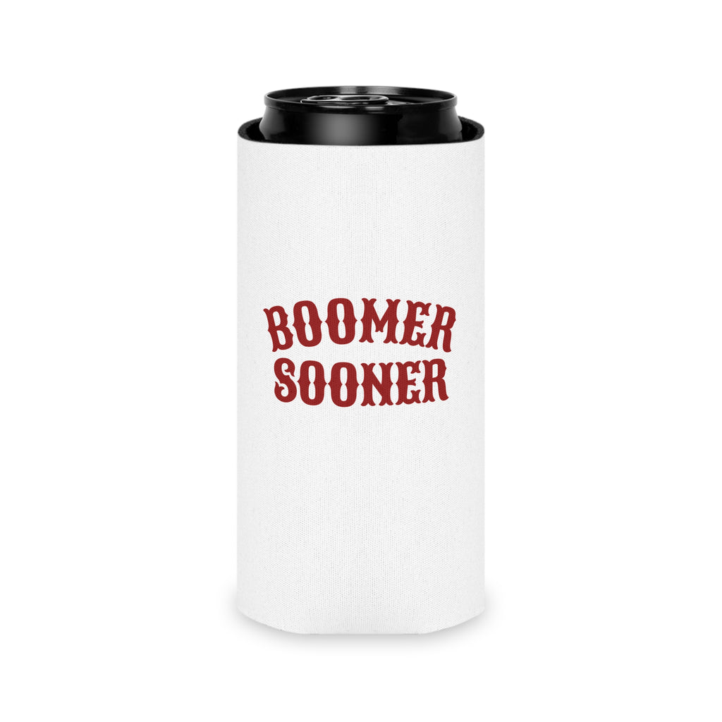 Boomer Sooner Can Cooler — OU Game Day Beverage Koozie