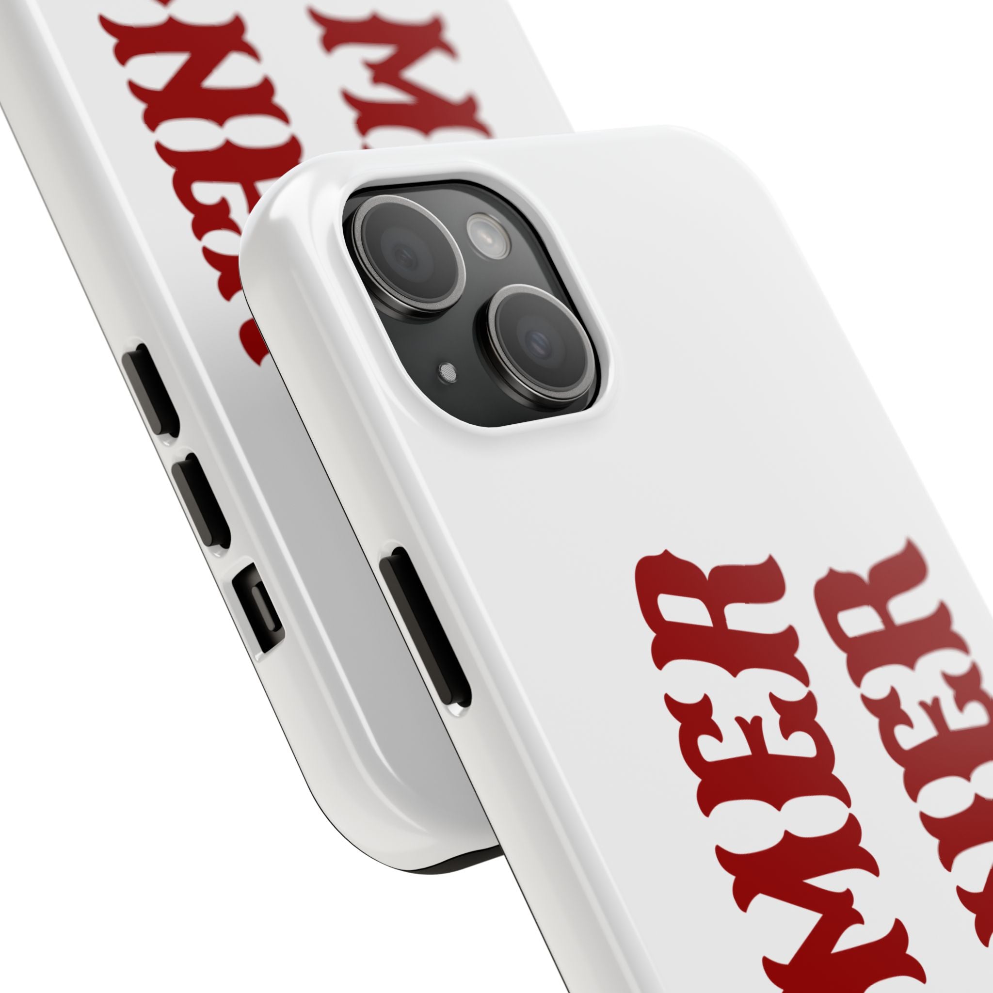 Boomer Sooner Tough Phone Case — Oklahoma Crimson Retro Text Protective Cover