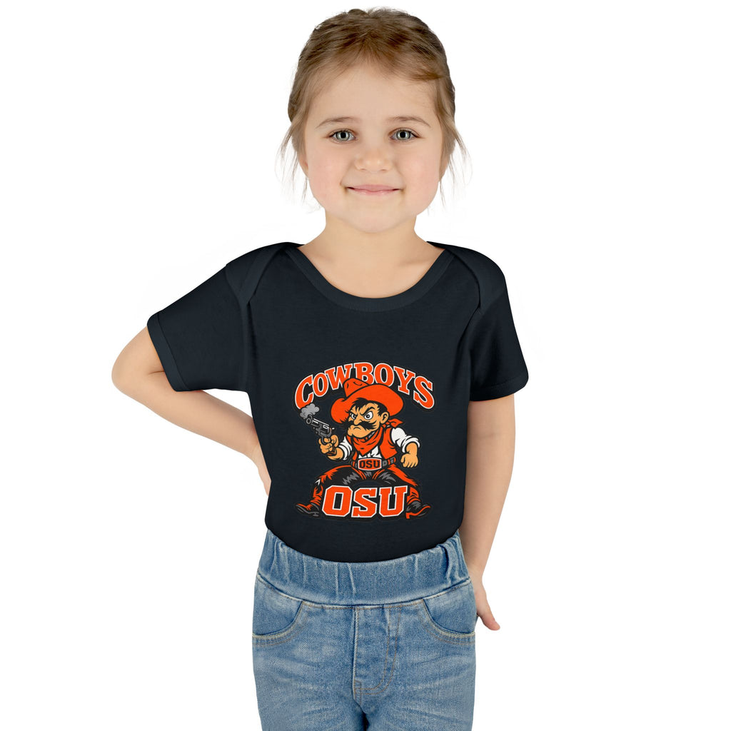 OSU Cowboys Infant Bodysuit – Baby Cowboy Mascot Onesie
