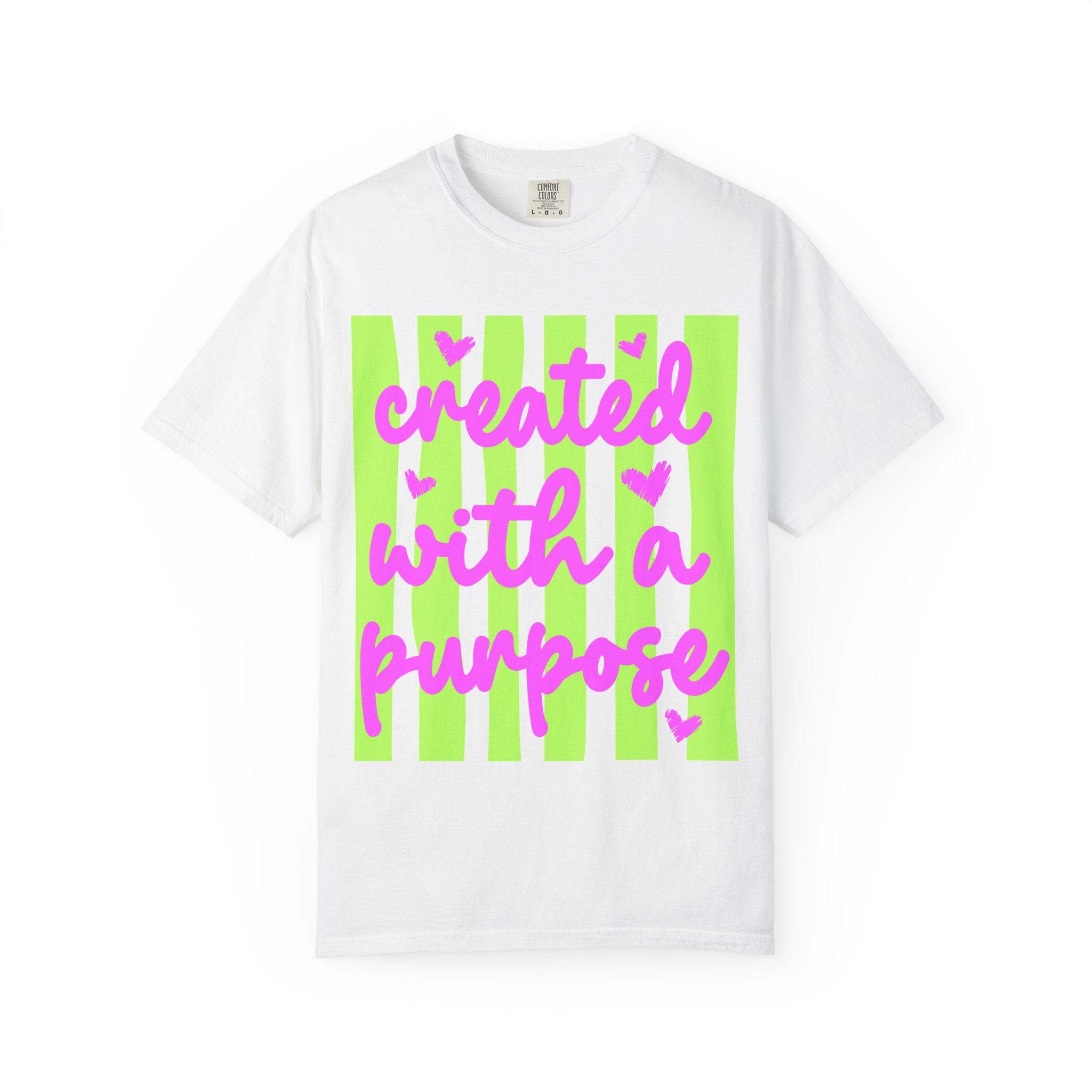 Created With a Purpose T-Shirt — Inspirational Graphic Tee