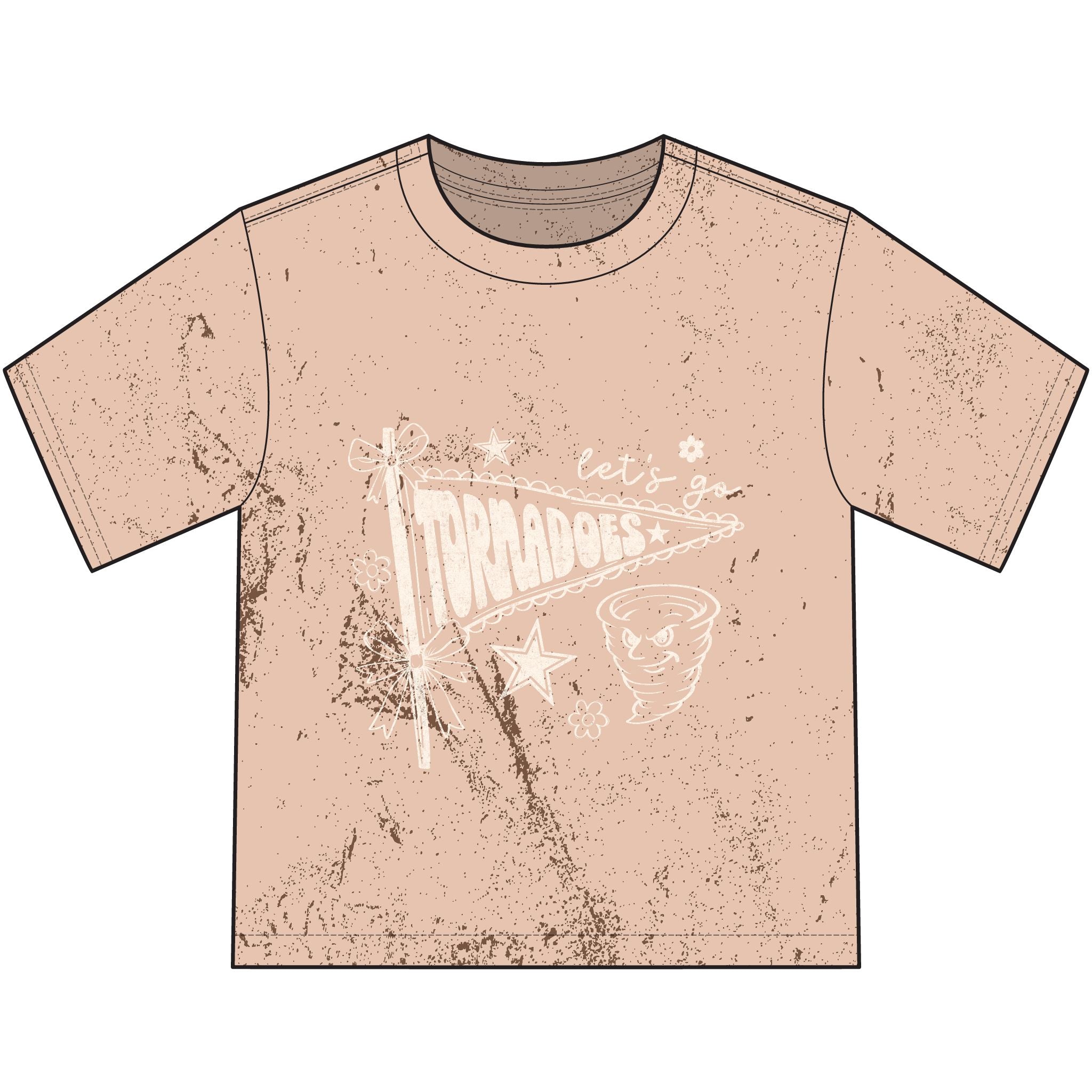 Youth T-Shirt — “Let’s Go Troopers” Vintage Pennant Tee