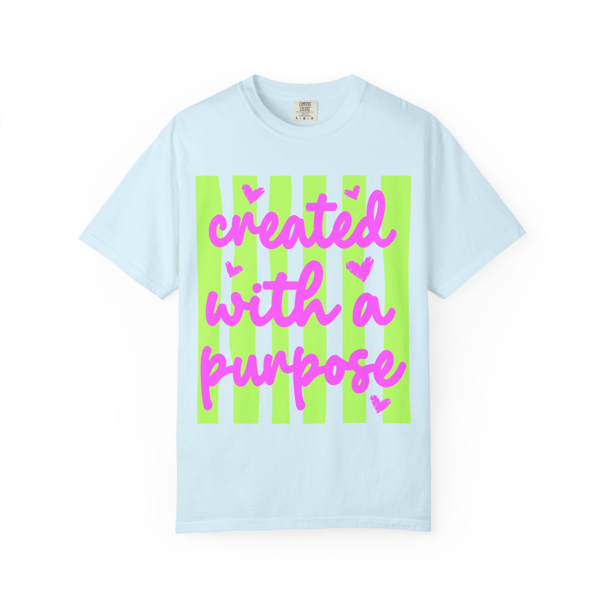 Created With a Purpose T-Shirt — Inspirational Graphic Tee