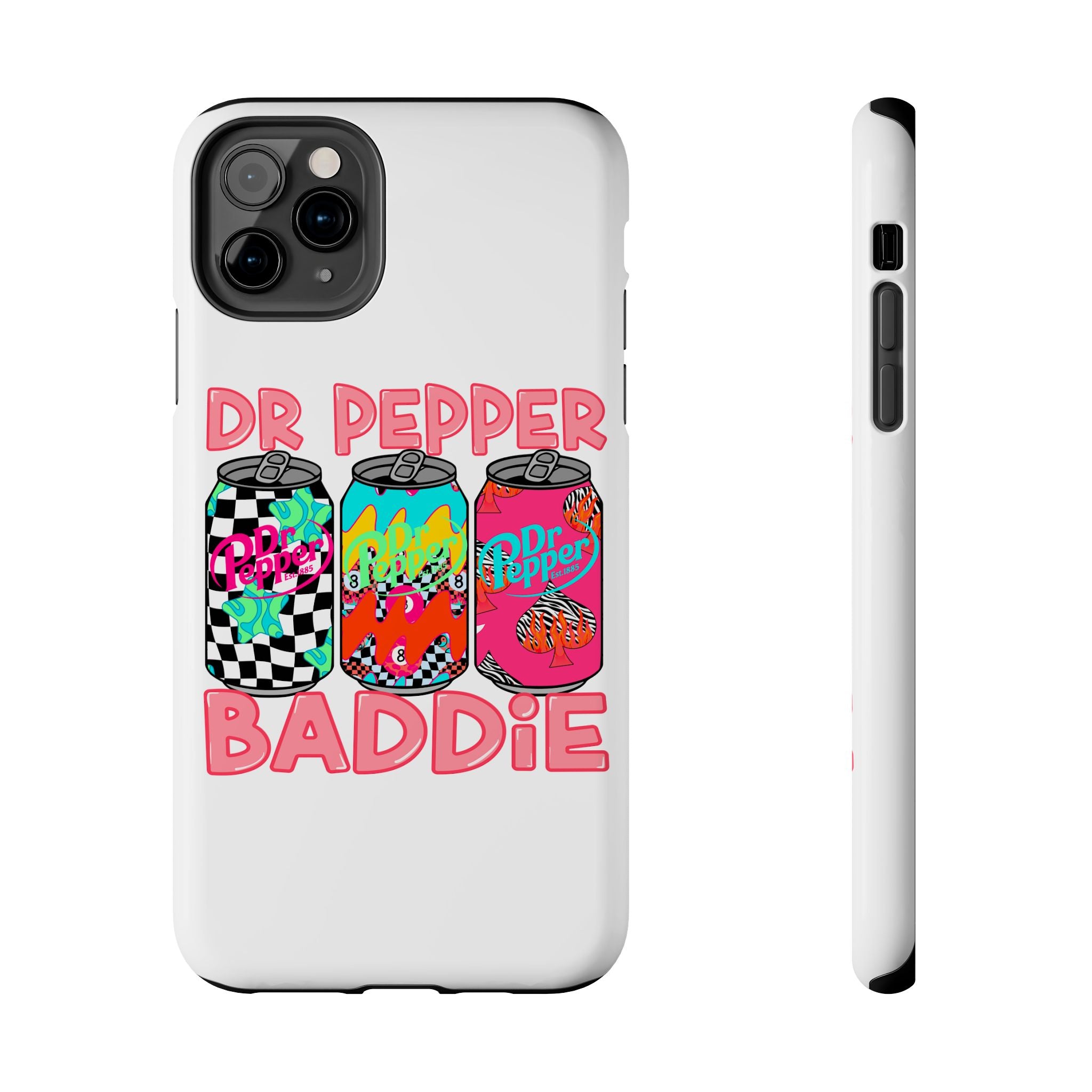 Dr Pepper Baddie Tough Phone Case — Retro Pop Soda Can Design