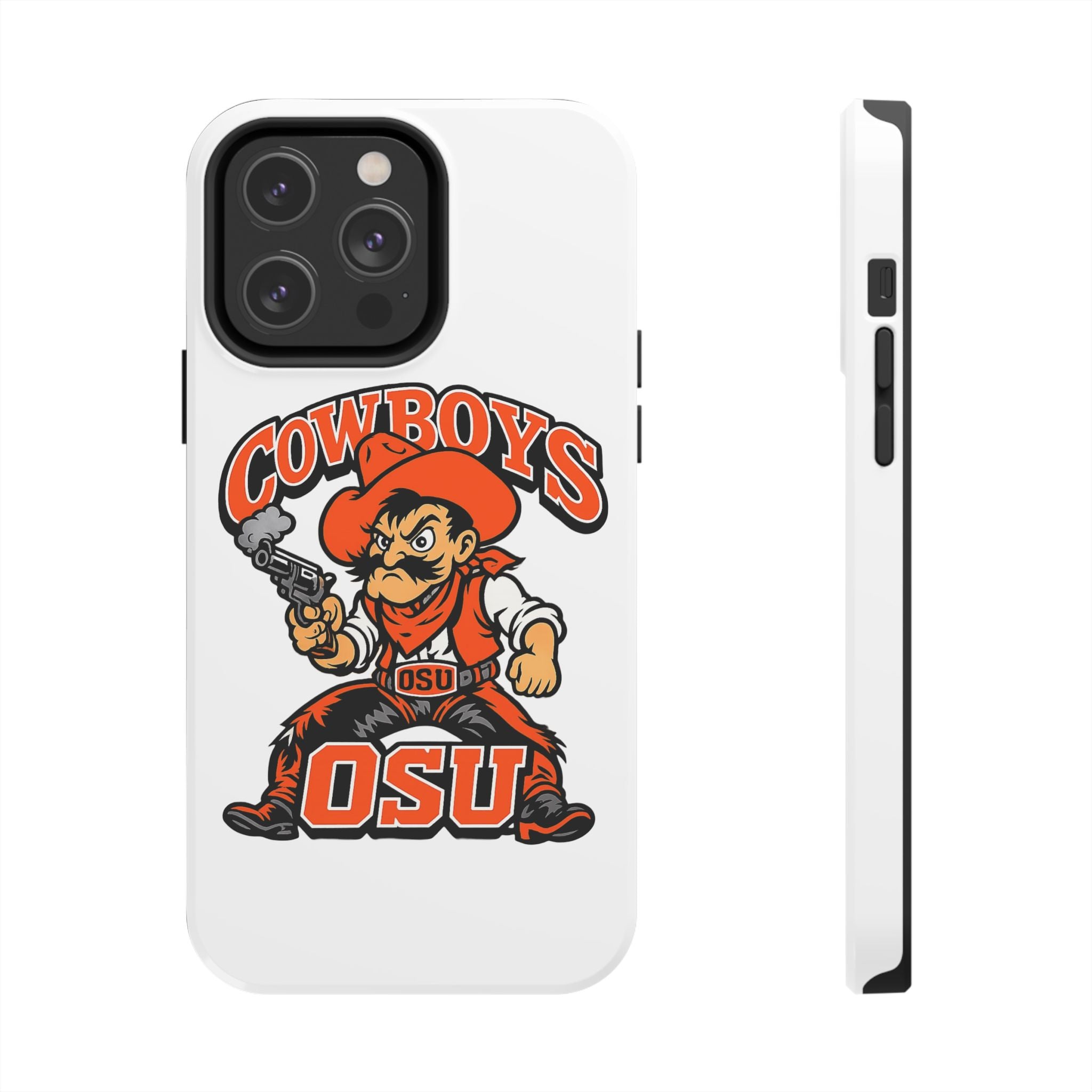 OSU Cowboys Tough Phone Case — Retro Mascot Protective Cover