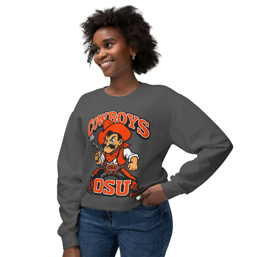 OSU Cowboys Mascot Sweatshirt — Vintage Cowboy Team Crewneck