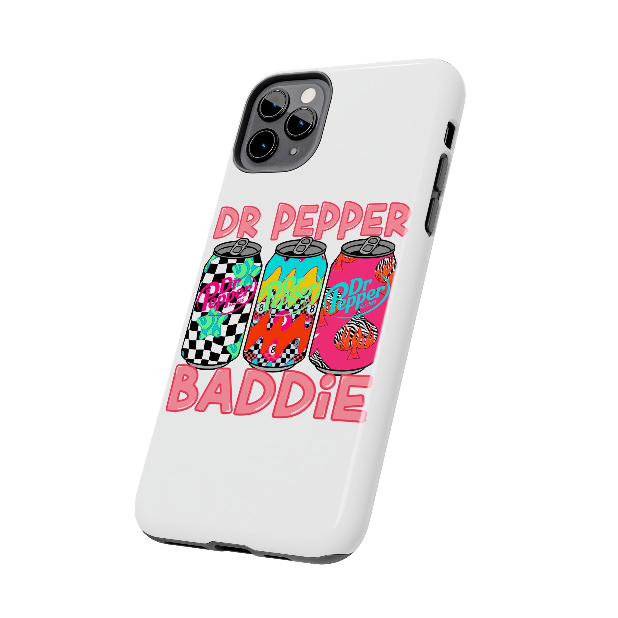 Dr Pepper Baddie Tough Phone Case — Retro Pop Soda Can Design