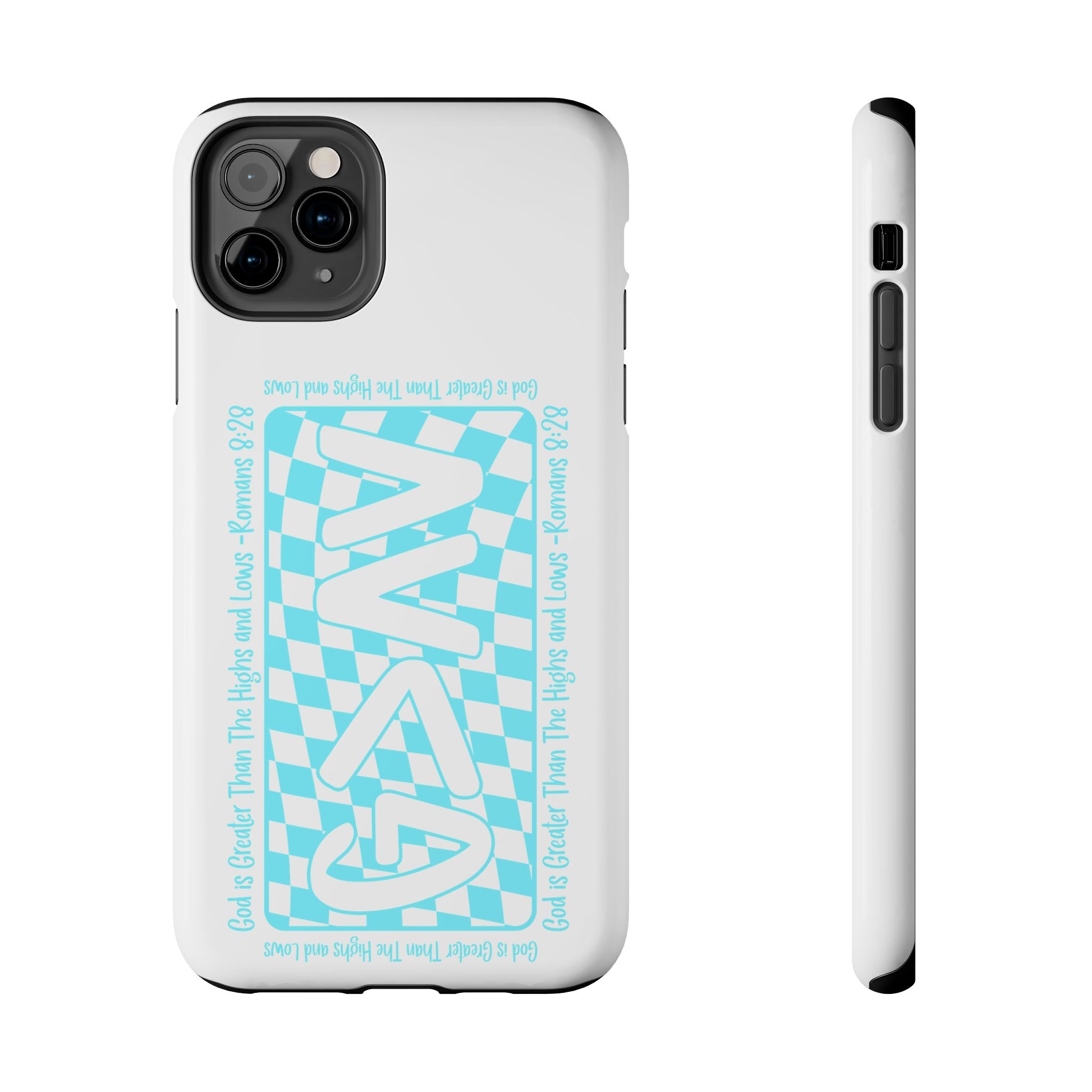 GAY Checkerboard Tough Phone Case — Pride Protective Phone Cover