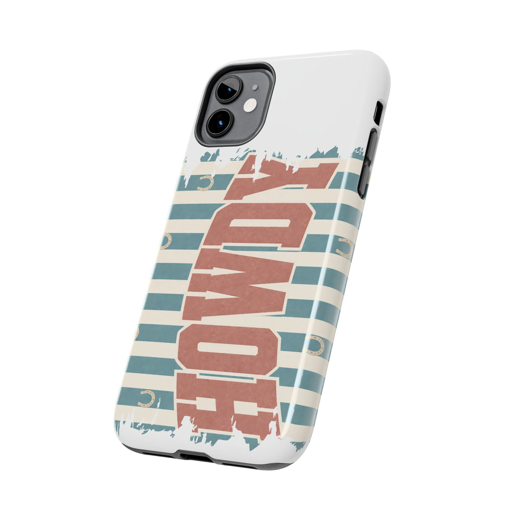 Vintage 'LOVE' Striped Tough Phone Case