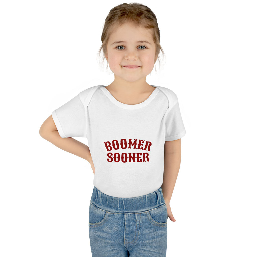 Boomer Sooner Infant Bodysuit - Baby OU Sooners Football Onesie