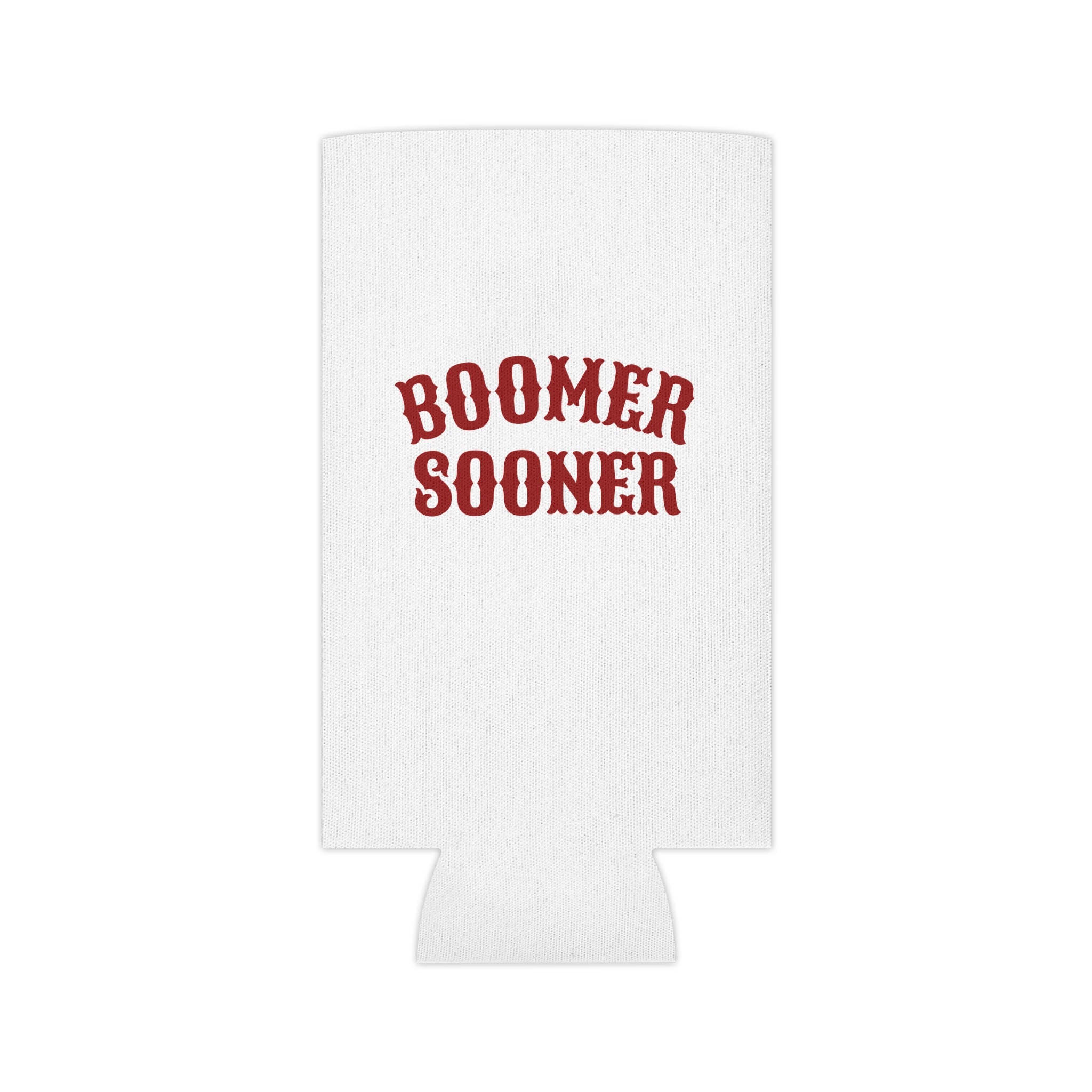 Boomer Sooner Can Cooler — OU Game Day Beverage Koozie