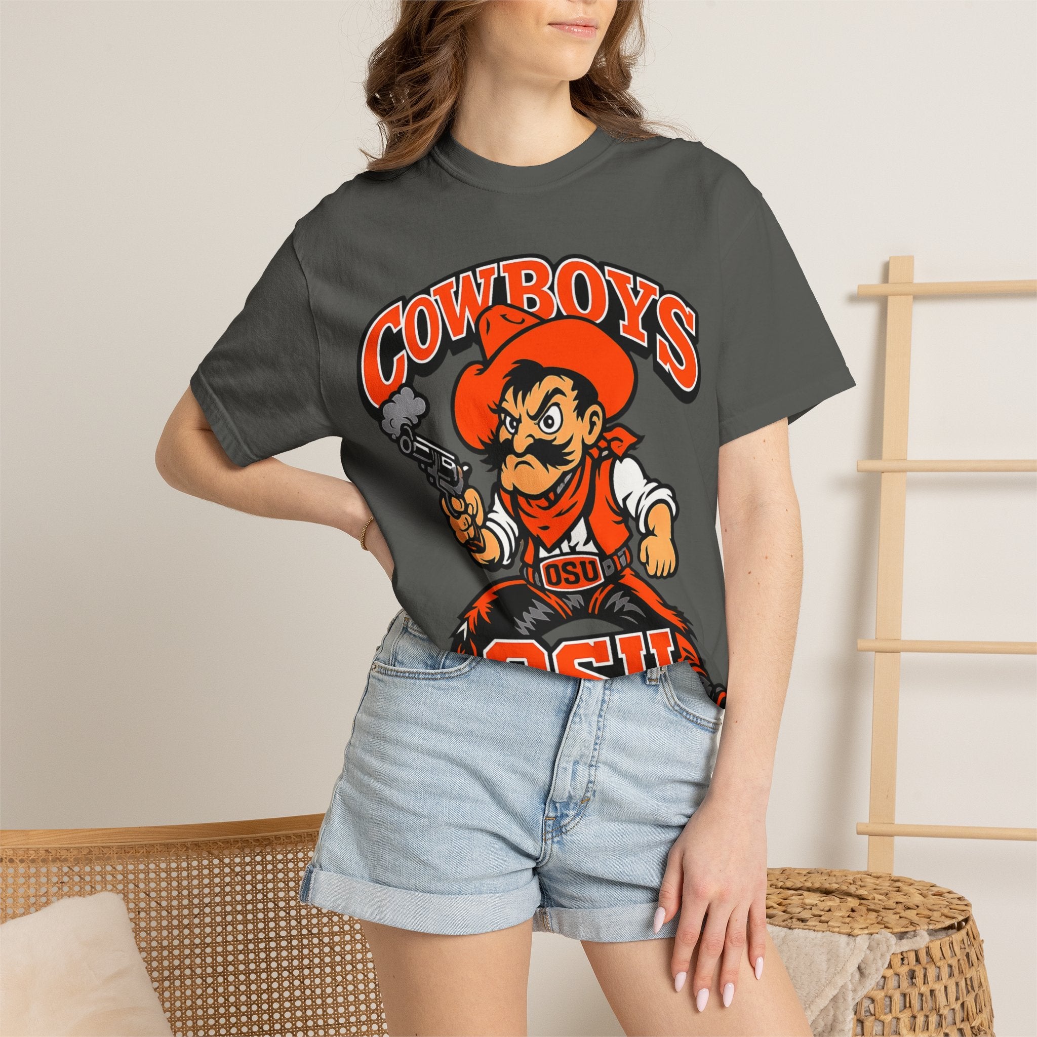 OSU Cowboys Vintage Mascot T-Shirt — Retro Collegiate Western Tee