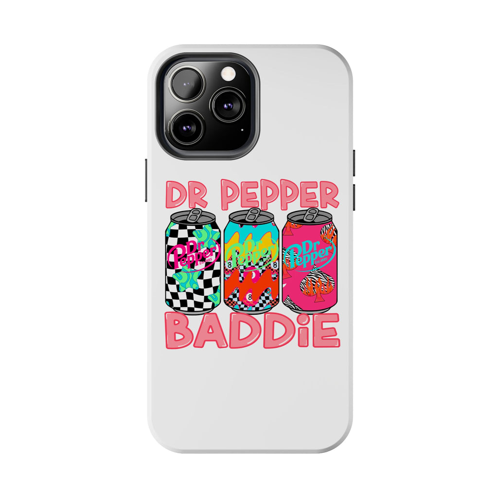 Dr Pepper Baddie Tough Phone Case — Retro Pop Soda Can Design